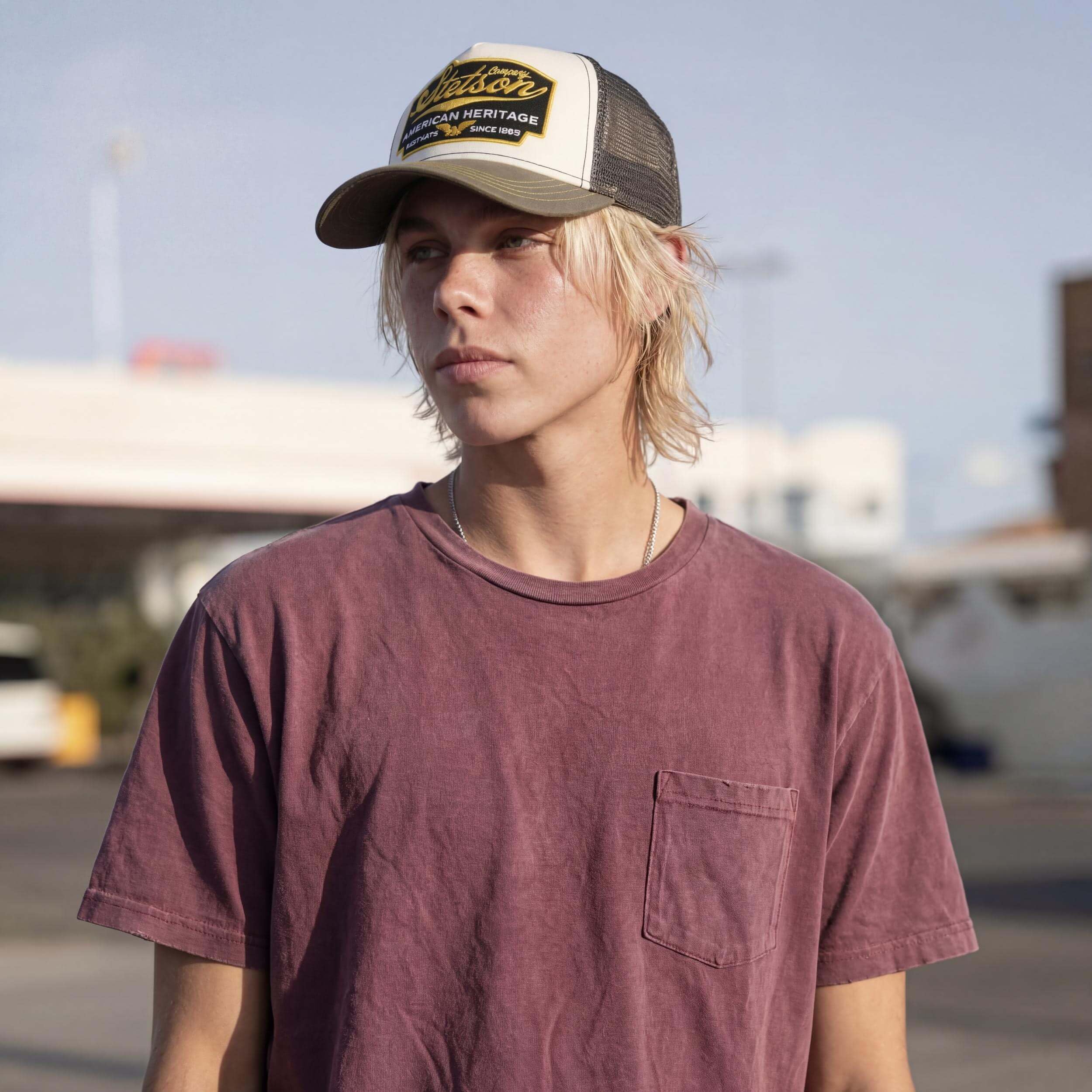 Stetson American Heritage Trucker Cap Herren Snapback mit Netzeinsatz Meshcap Sommer Winter Baseball