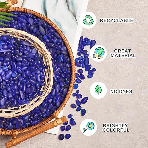 Miniatura 3 de QEQEKAKA Piedras de vidrio marino para manualidades de aproximadamente 1 libra (14.29 oz14.28 onzas), piedras preciosas a granel para playa, boda,