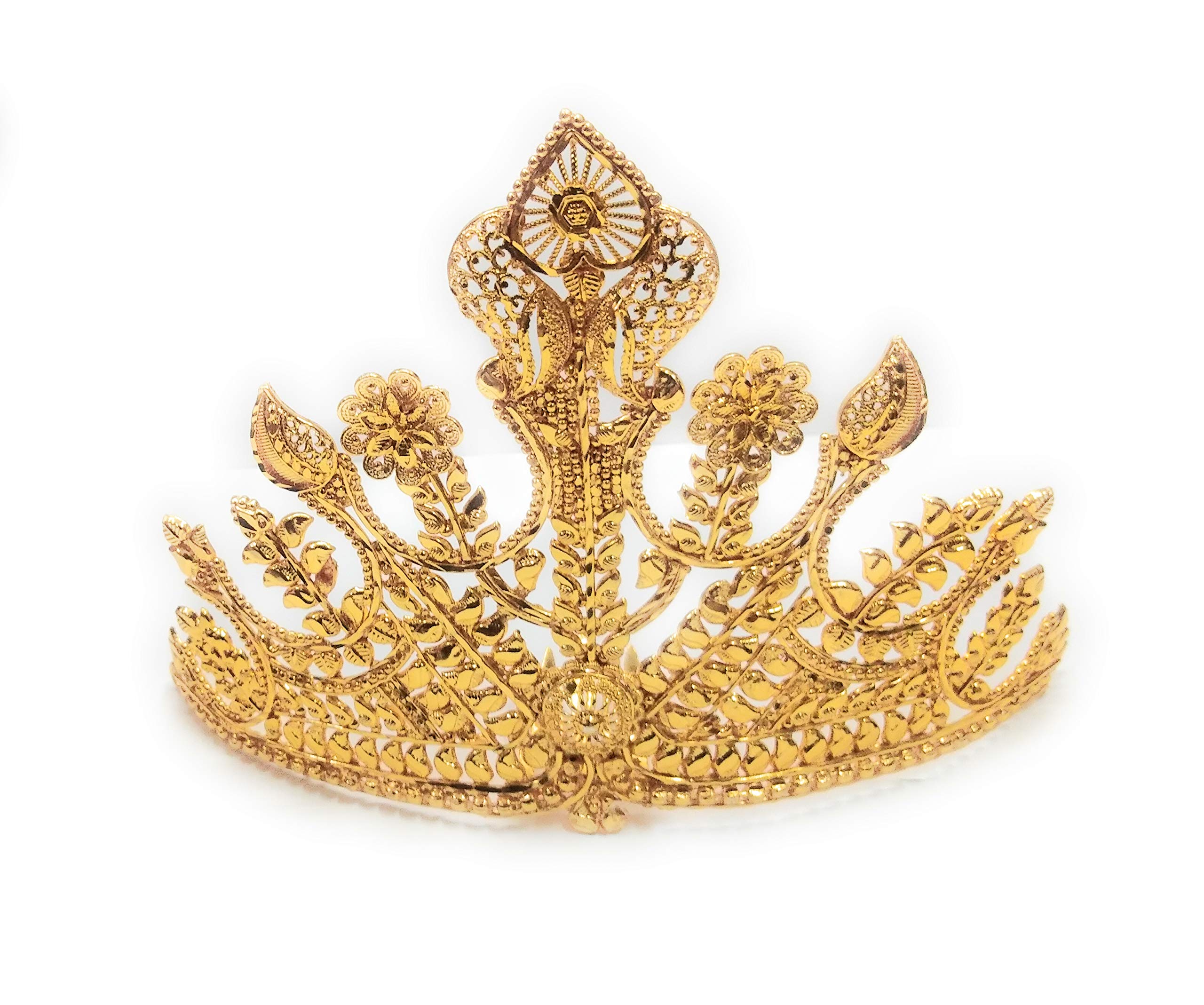 See full amazon price history chart for Gold plated crown for god/women for bride (4) Gold plated crown for god/women for bride (4) (B08NSQJ49P) Amazon Price History, Amazon Price Tracker