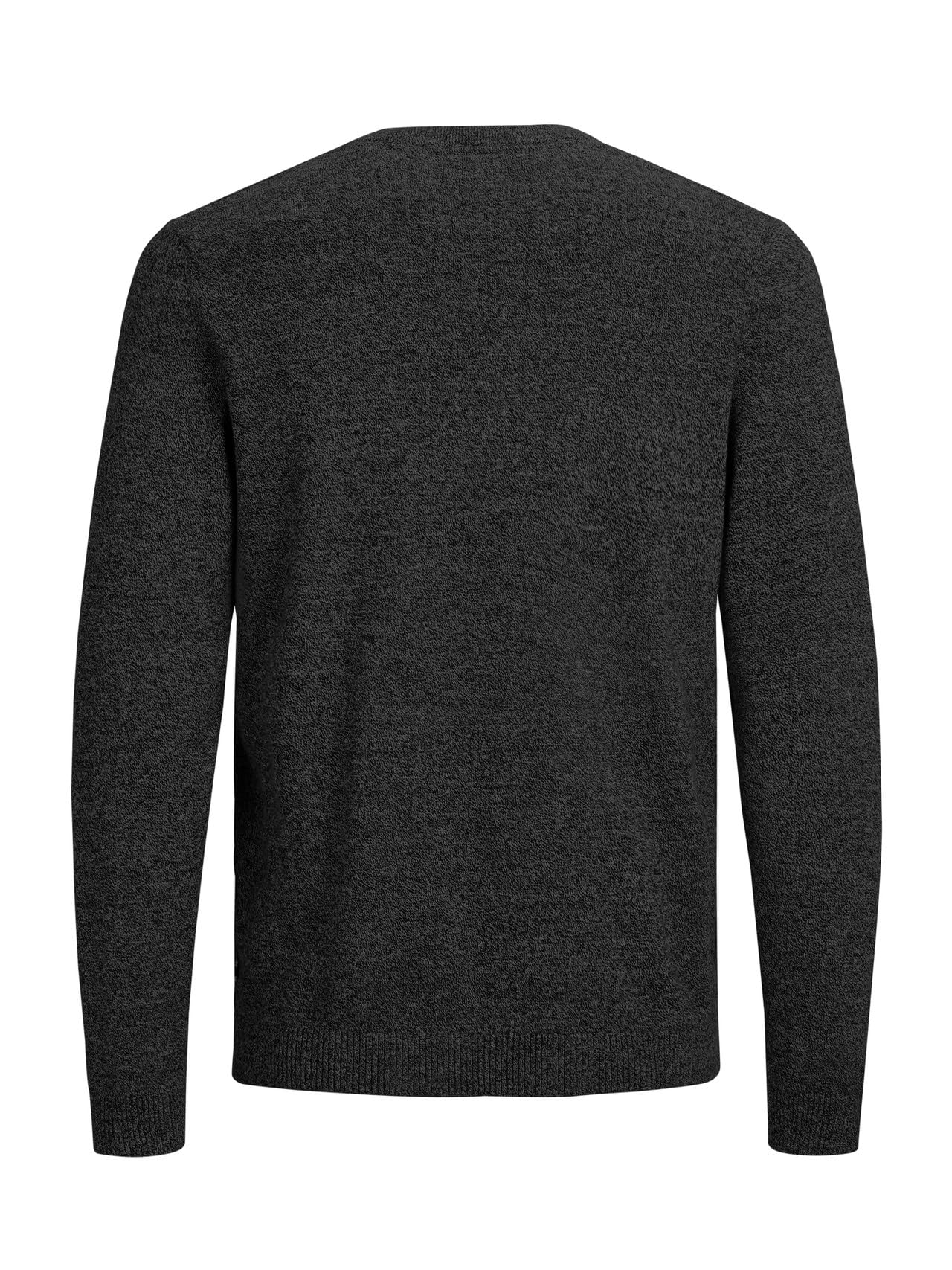 JACK & JONES Mens Jjebasic Knit V-Neck Noos Sweater, Grey (Dark Grey Melange Dark Grey Melange), XXL UK