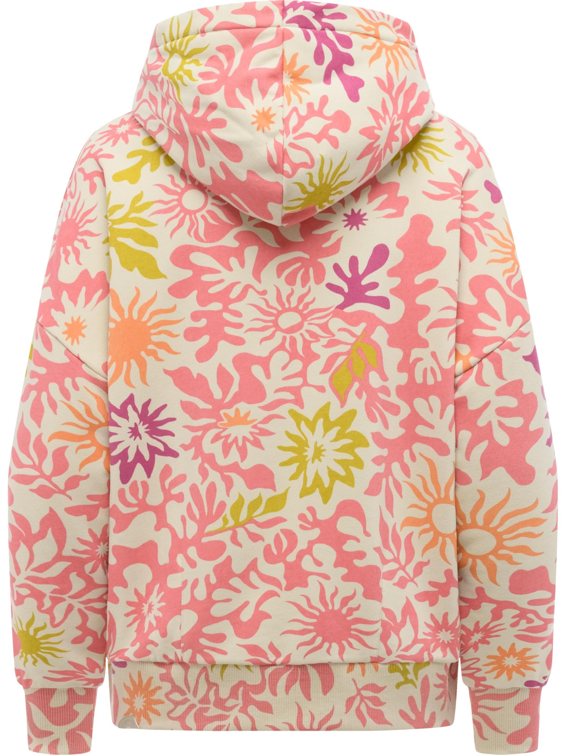 Ragwear Sudadera con capucha para mujer con capucha ajustable, estampado Pirita, XS-3XL