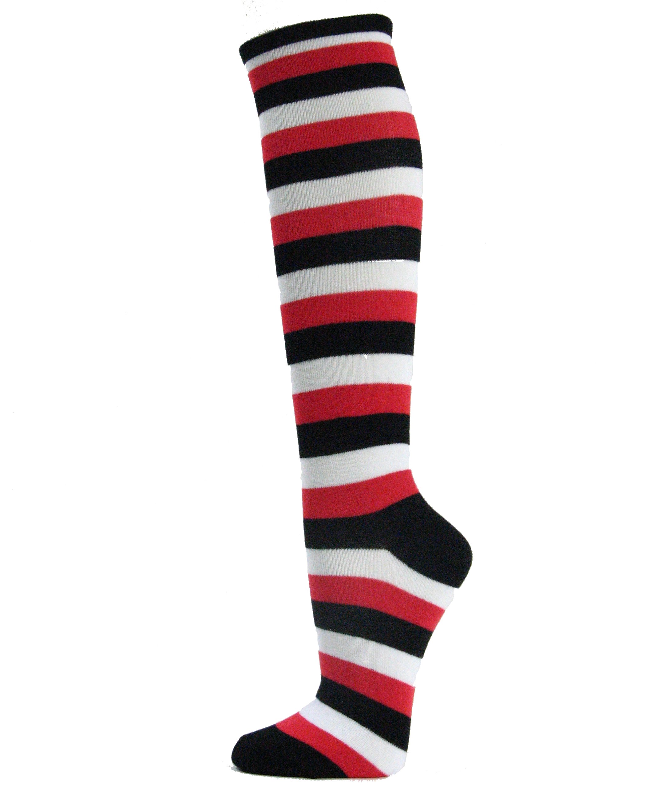 COUVER 1/2" Stripe Fashion/Costume Knee High Socks, 1 PAIR