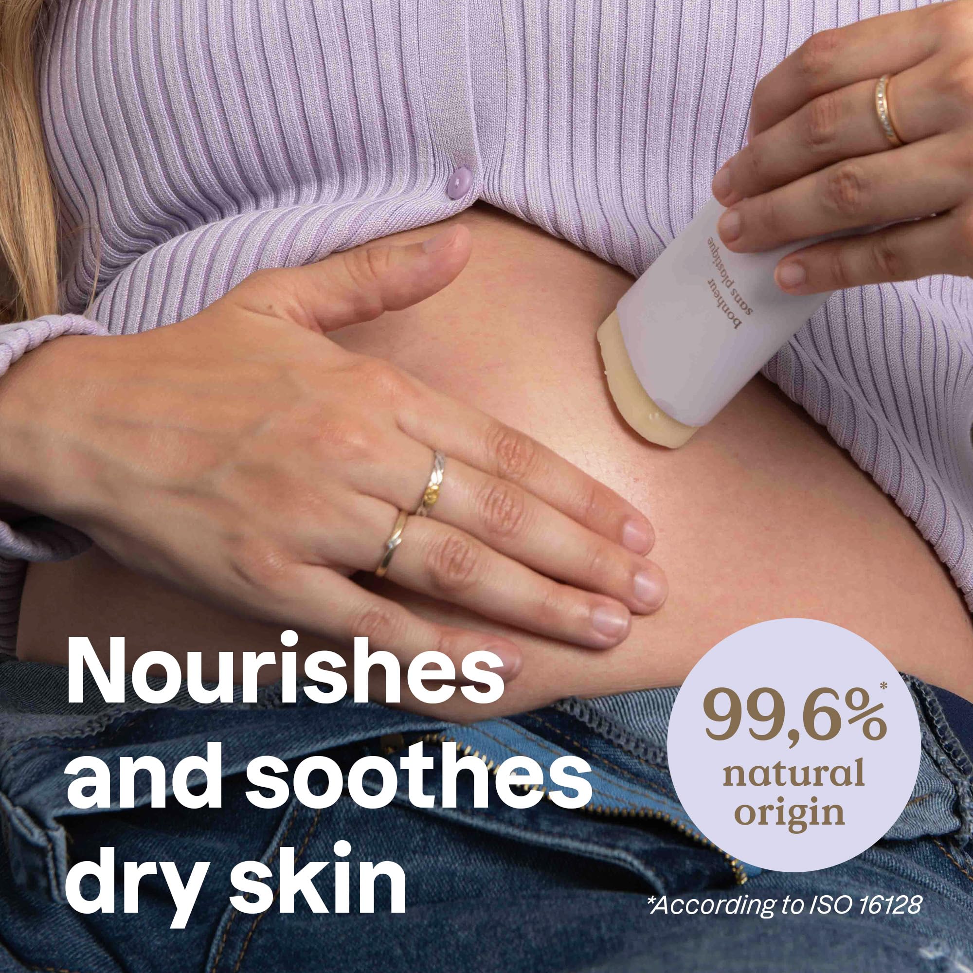 ATTITUDE Body Butter Bar for Pregnant Dry and Stretched Skin EWG Verified, Plastic-Free, Vegan Maternity Products - Image 2