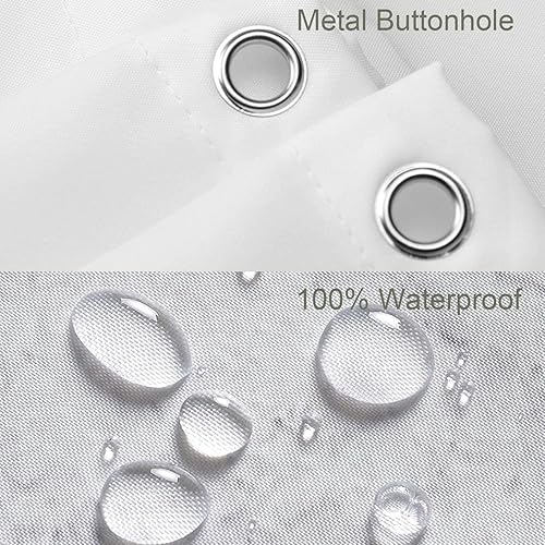 Miniatura 7 de Juego de 4 cortinas de ducha navideñas para baño, 4 piezas, alfombras de baño antideslizantes, tapa de inodoro, tapete de baño, divertido Papá Noel,