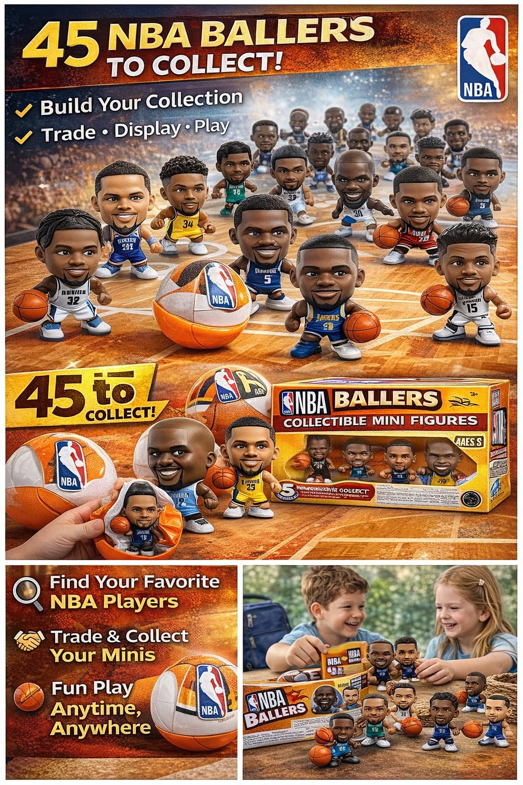Amazon.co.jp: ZURU 5 サプライズ NBA Ballers シリーズ 2 公式 NBA