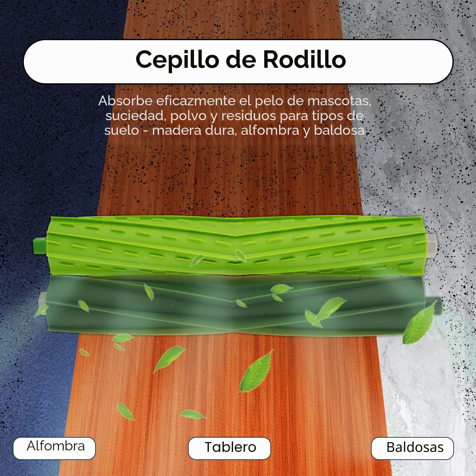 28 Piezas Repuestos para iRobot Roomba Combo j7, Combo j7+, Combo j9+ Combo 10 Max Robot Aspirador, 4 Cepillos de Rodillo, 6 Bolsas de Polvo, 4 Paños de Trapeador, 6 Filtros HEPA, 8 Cepillos Laterales
