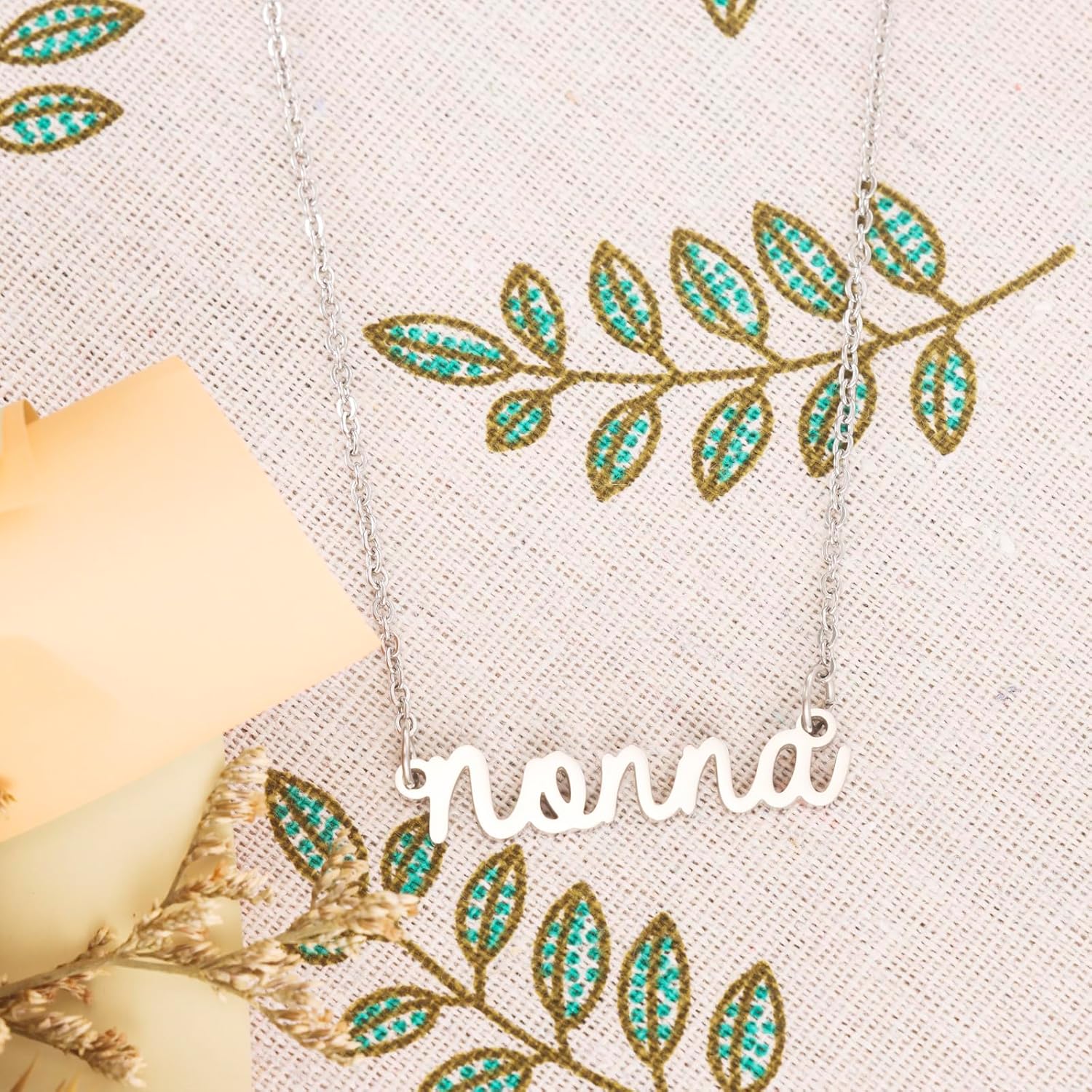 Gifts for Nonna Necklace Women from Grandkids Best Nonna Birthday Jewelry for Grandma Nonna Necklace - Image 5