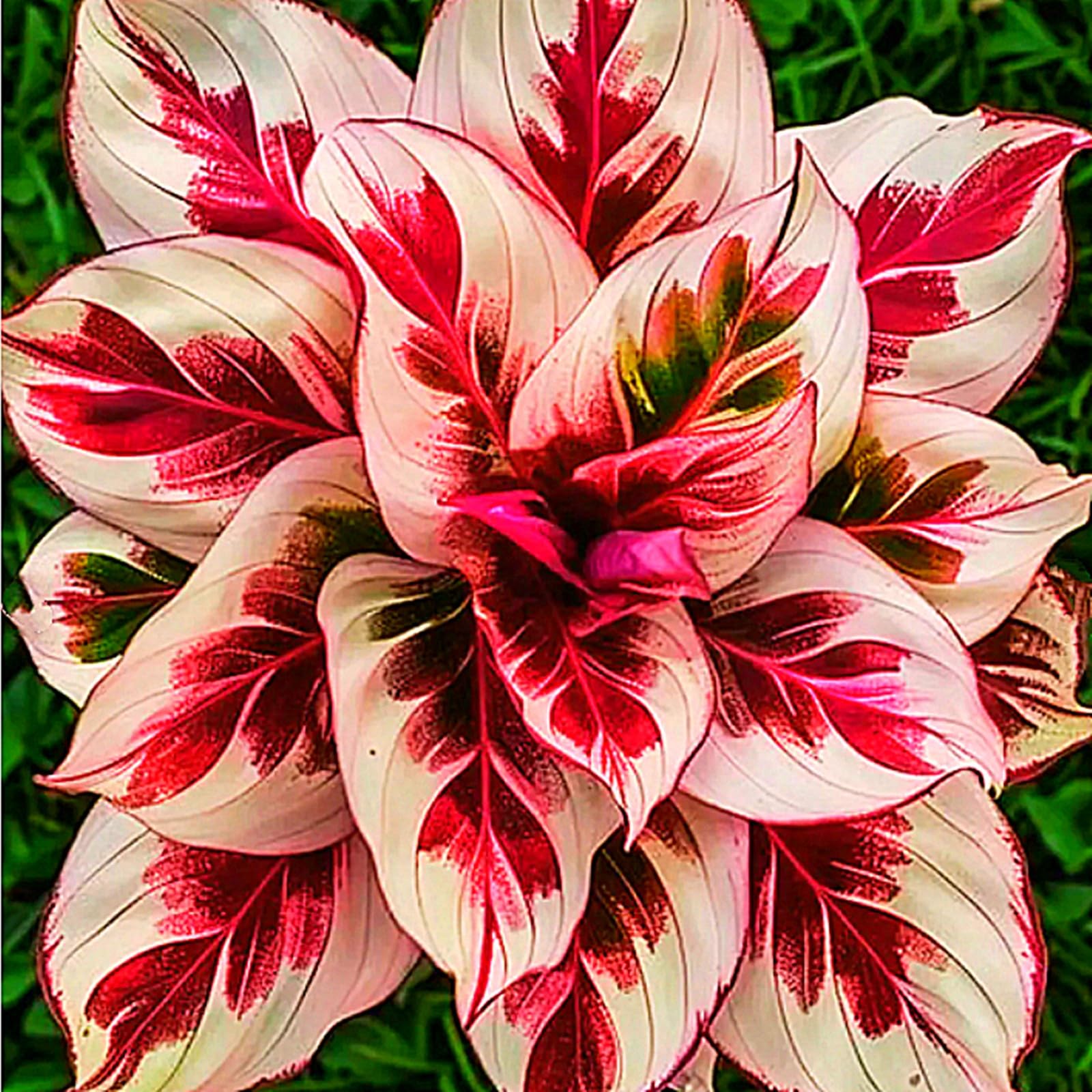 Hosta Bulbs in Bulk: Hardy Perennial Splendor for Breathtaking Garden Displays, Potted Plants-4 Bulbs-C