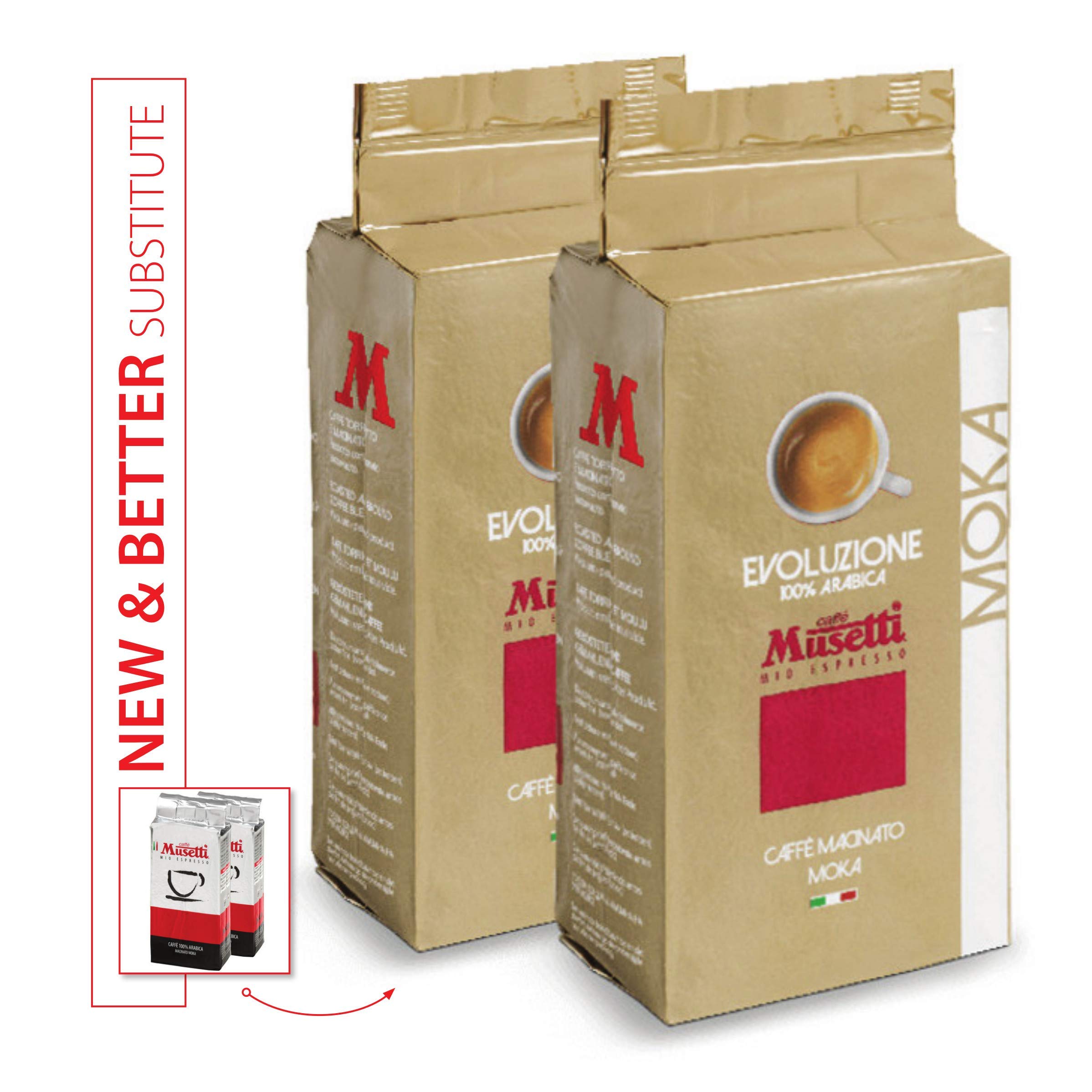 Musetti Coffee Black Coffee Evoluzione 100 Arabica Certified