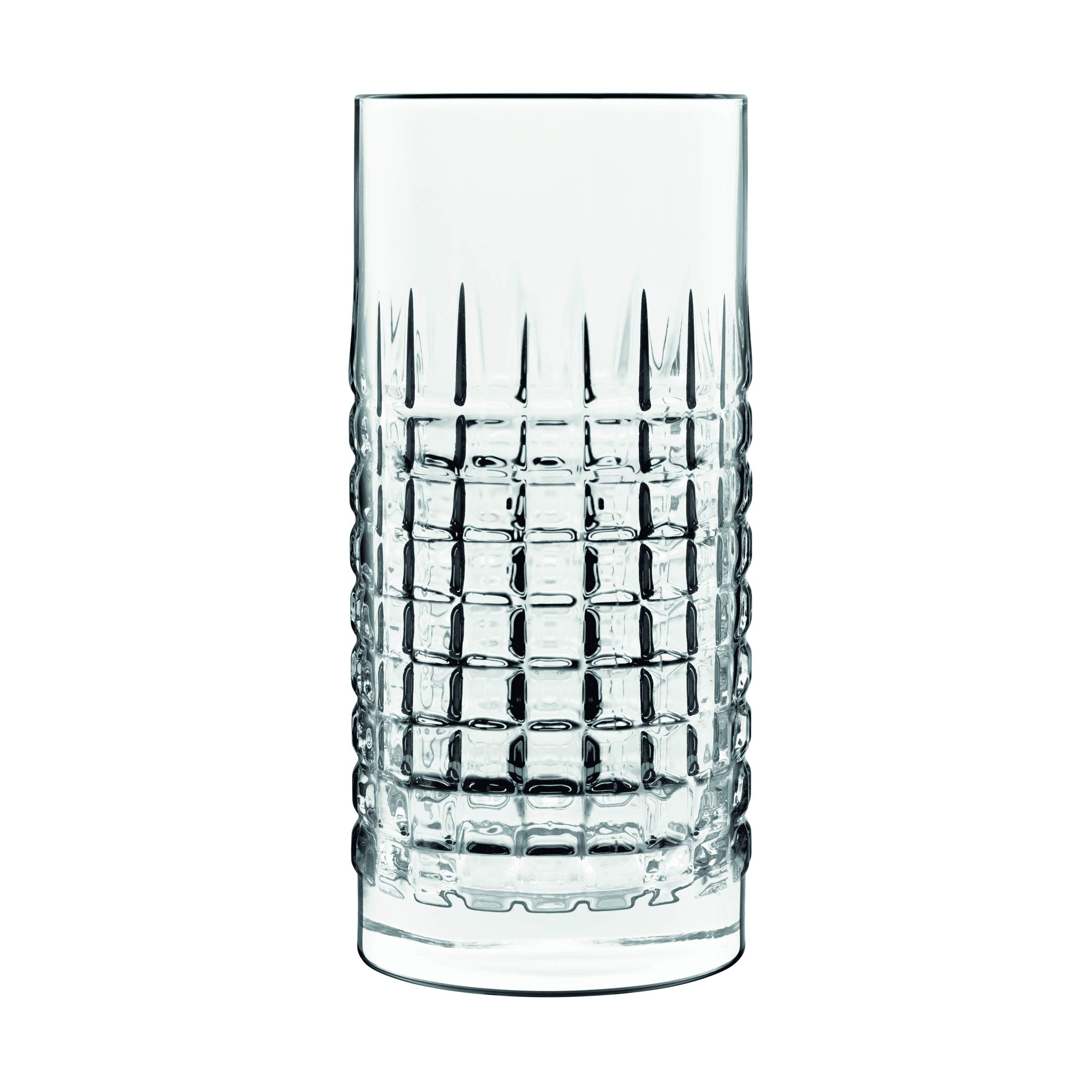 Luigi Bormioli - 12418/02 Mixology 16.25 oz Charme Beverage Glasses, Set of 4, Clear