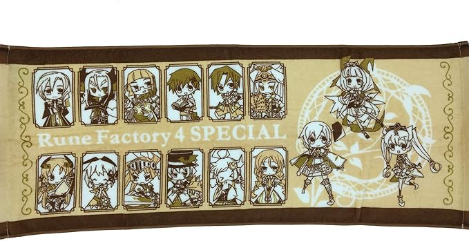 Amazon ルーンファクトリー4スペシャル シャーリングフェイスタオル Sdキャラクター集合ver ゲーム