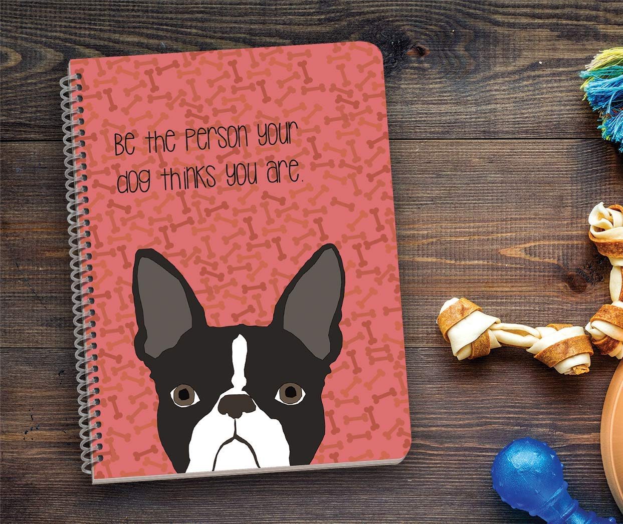 Notatnik Boston Terrier dla miłośników psów - świetny prezent dla właścicieli psów i miłośników zwierząt domowych!