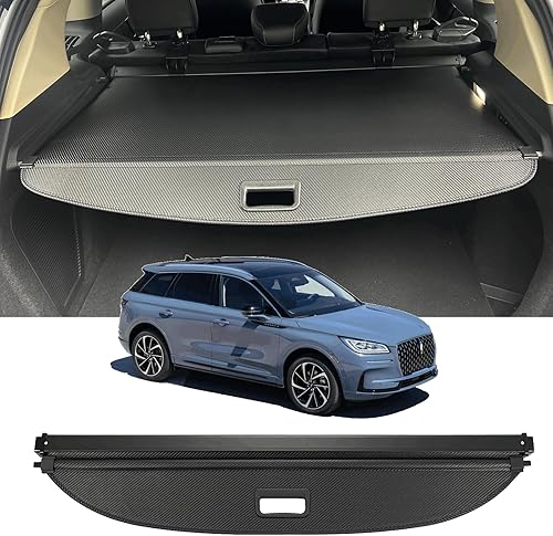 Miniatura 9 de Cubierta de carga compatible con Lincoln Corsair 2020-2024, accesorios retráctiles, cubierta de seguridad para maletero trasero, cubierta de