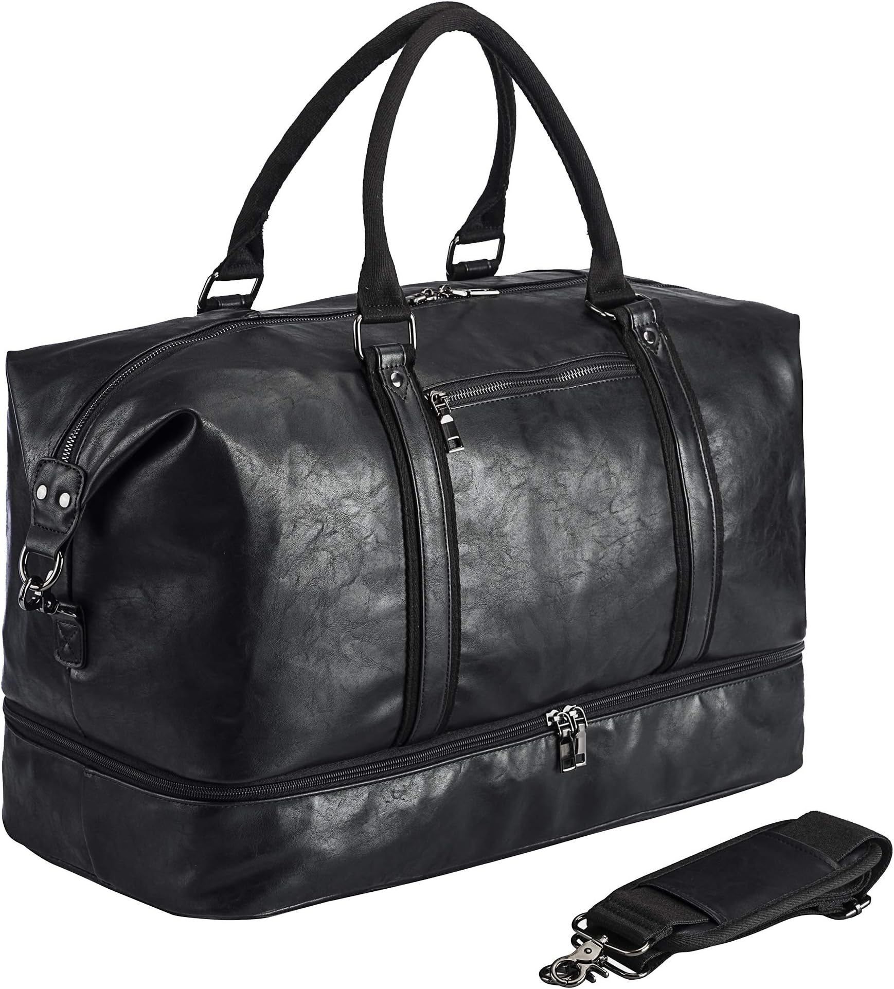 Weekender Overnight Bag Carry On Bag Travel Bag with Shoe Pouch
