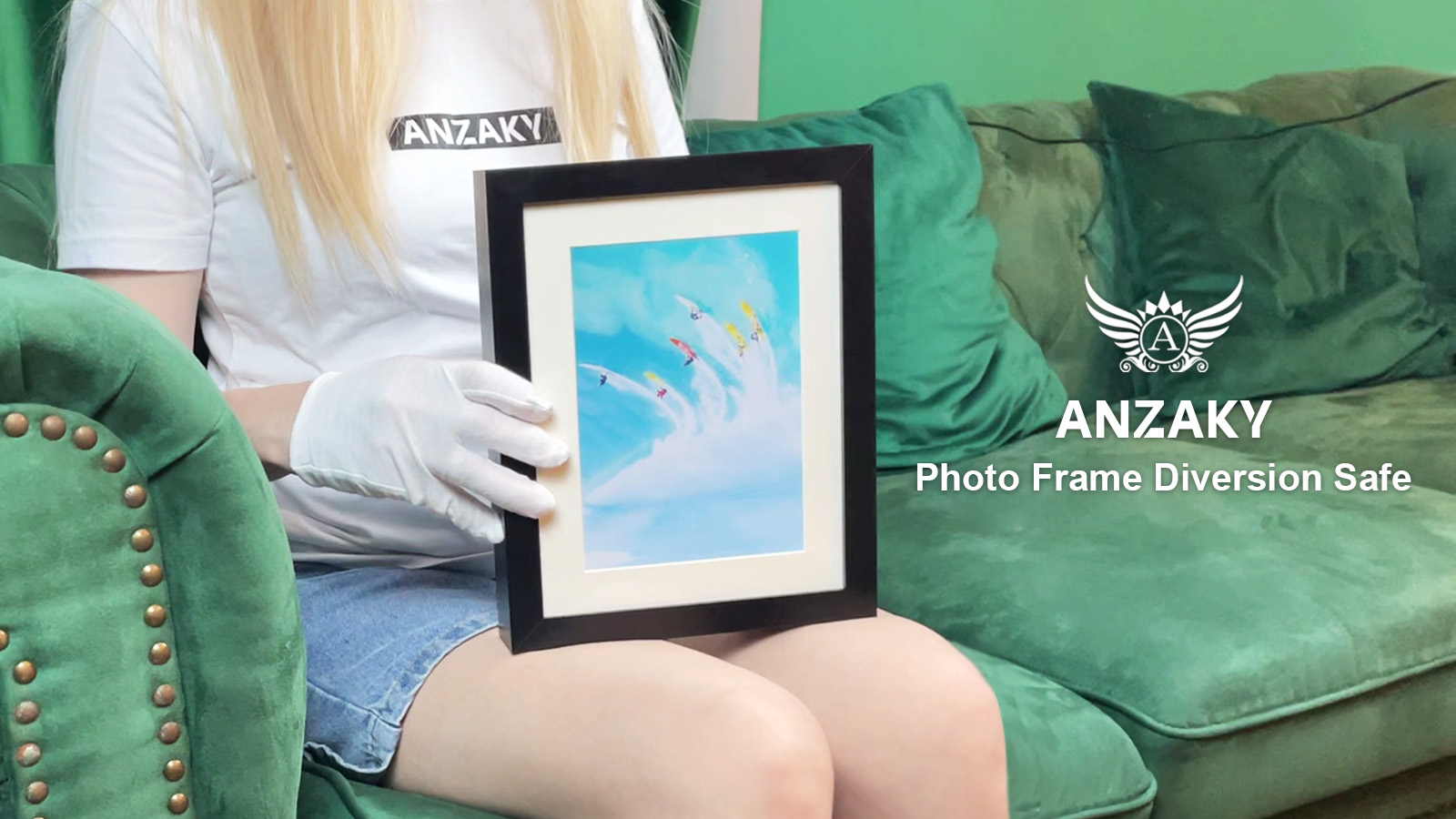 Photo Picture Frame Diversion Safe with Fireproof & Waterproof