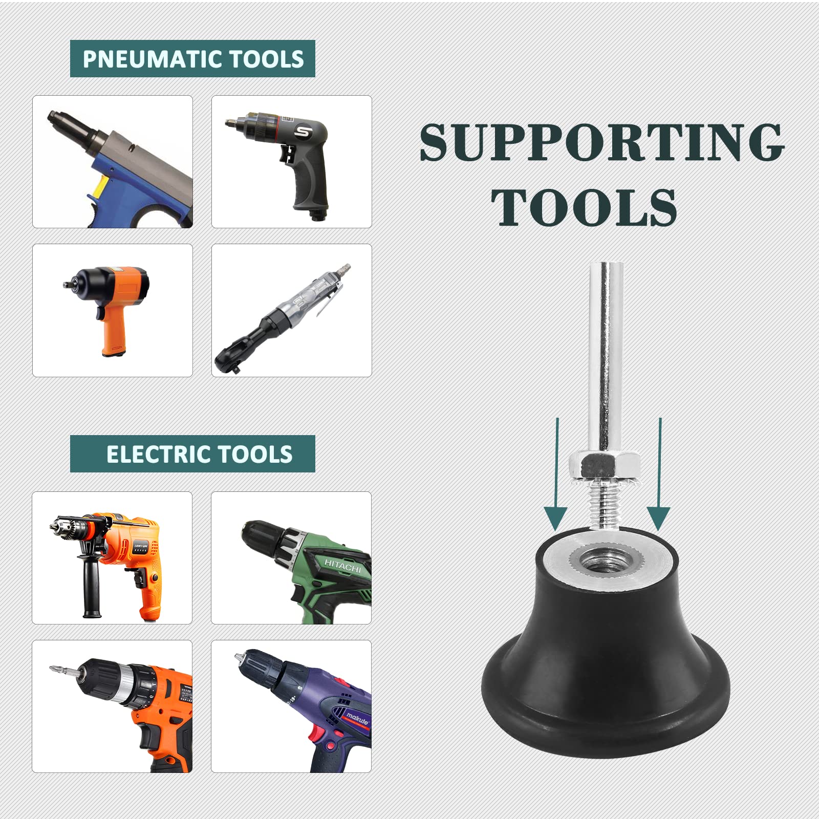 Litoexpe 2-Inch Disc Pad Holder For Roloc, 2-Pack Seychelles