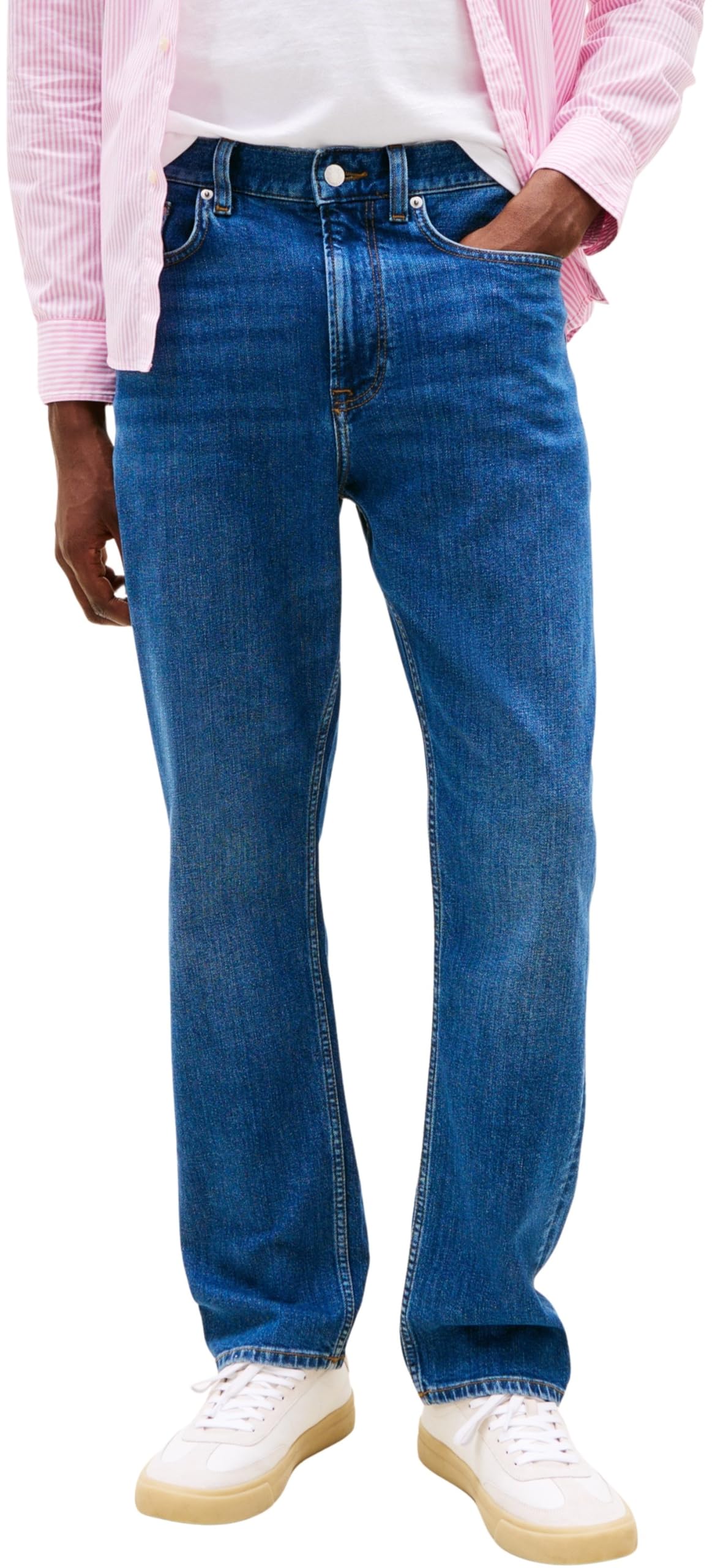 Tommy Hilfiger Men’s Regular Fit Mercer Jeans, Blue (Cobalt Blue), 34W/30L