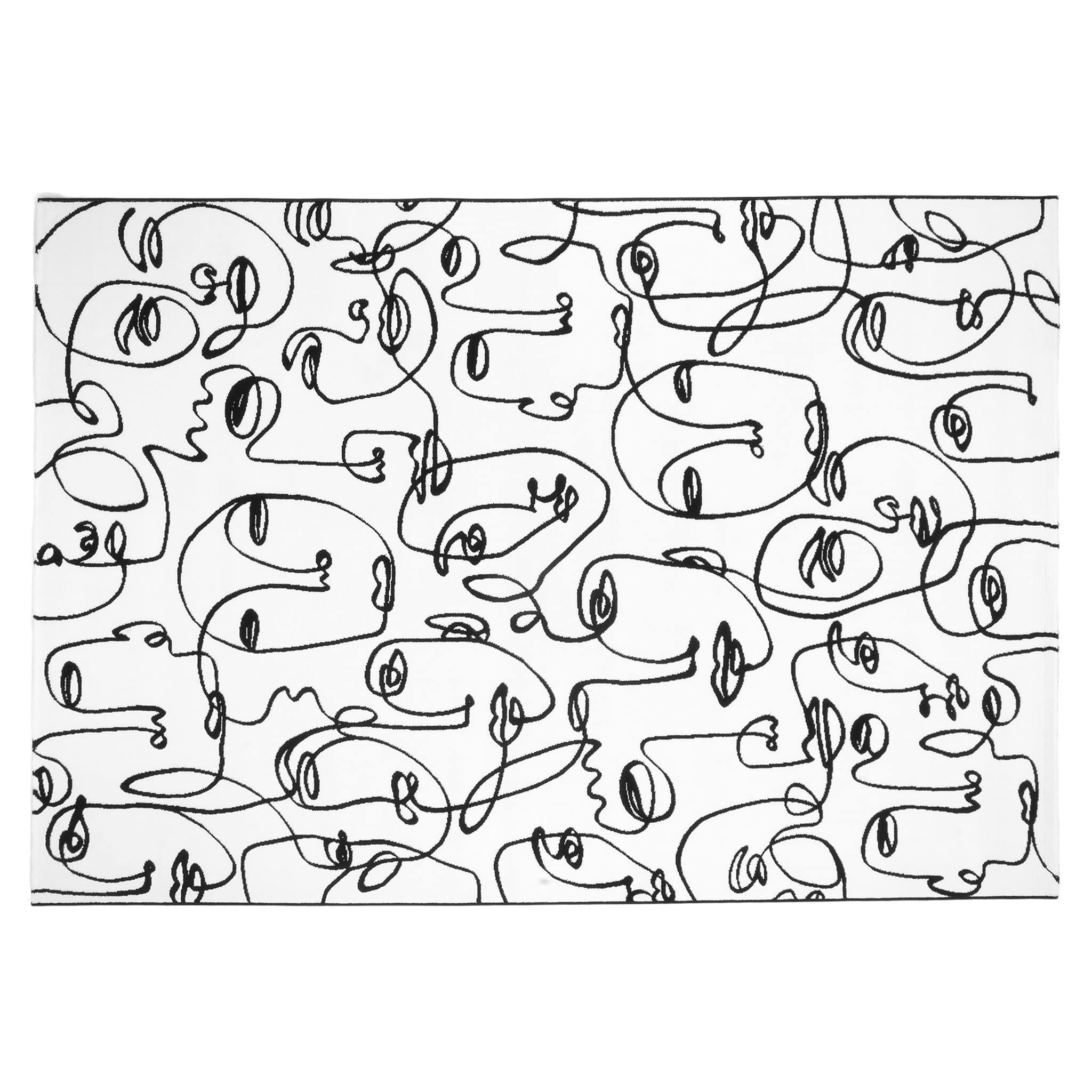 Indomex Rug Faces 160 x 230 cm Multicoloured