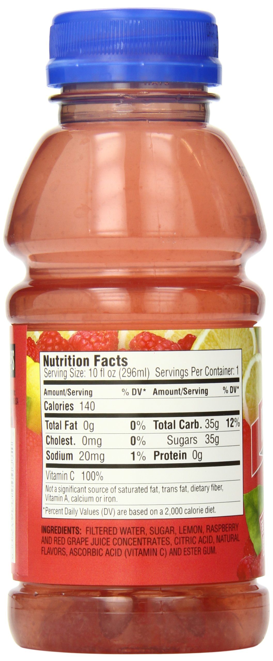 Langers Juice, Raspberry Lemonade, 10 Fl Oz (Pack of 12)