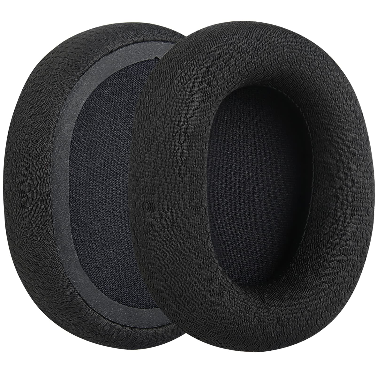 Geekria Comfort Mesh Fabric Replacement Ear Pads for Turtle Beach Stealth 600/ Stealth500/ Stealth400/ Stealth300 Headphones Ear Cushions - Image 2