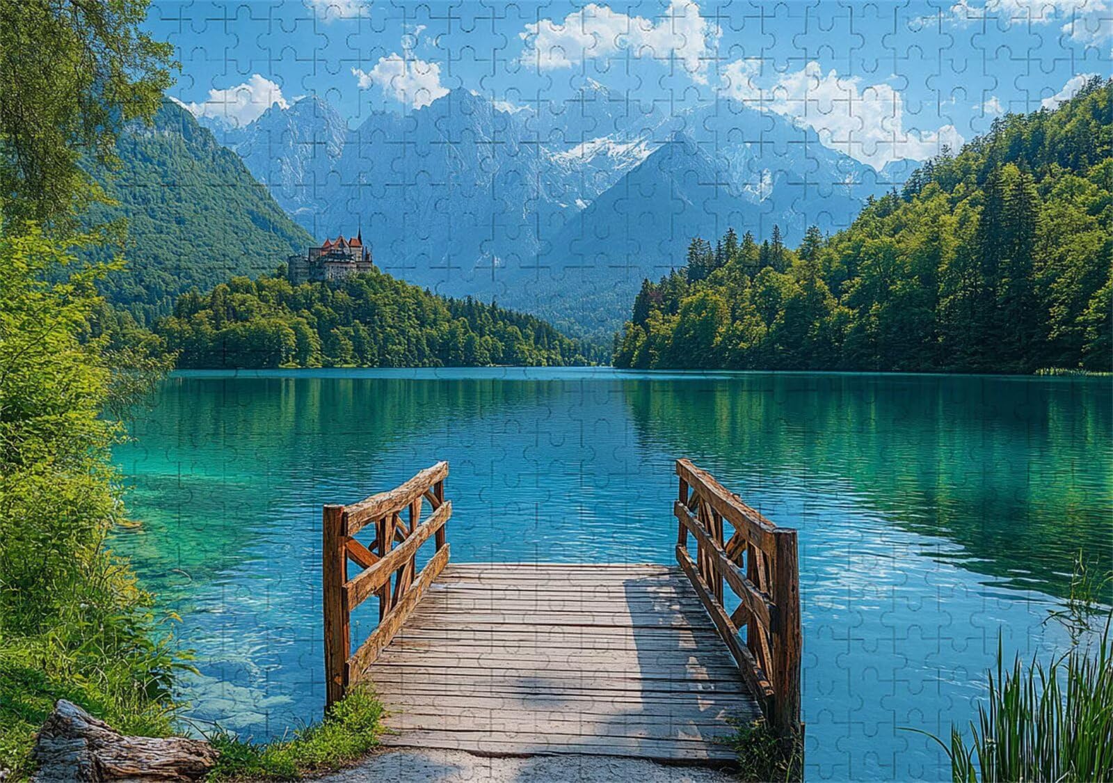 Puzzle 2000 Piezas Adultos Paisaje Puzzle Imposible Rompecabezas Pieza De Madera Jigsaw Un Rompecabezas Desafiante, Uegos Rompecabezas para Toda La Famili Regalo Hombres Mujeres 70.5X99.5cm I-22