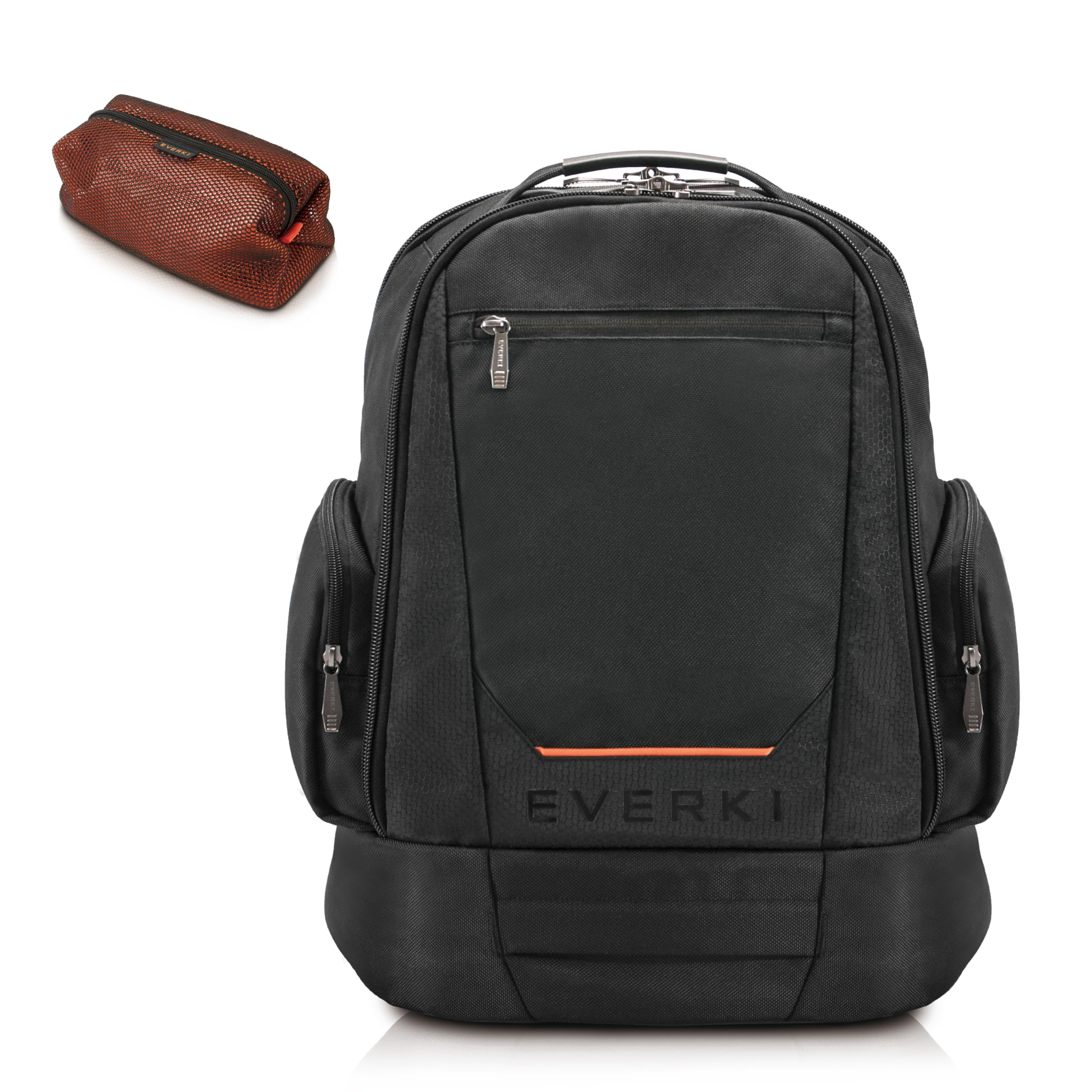 EVERKI ContemPro Rucksack Laptop 17 bis 18,4 Zoll, Groß, Business und Gaming, Schwarz, 42 l