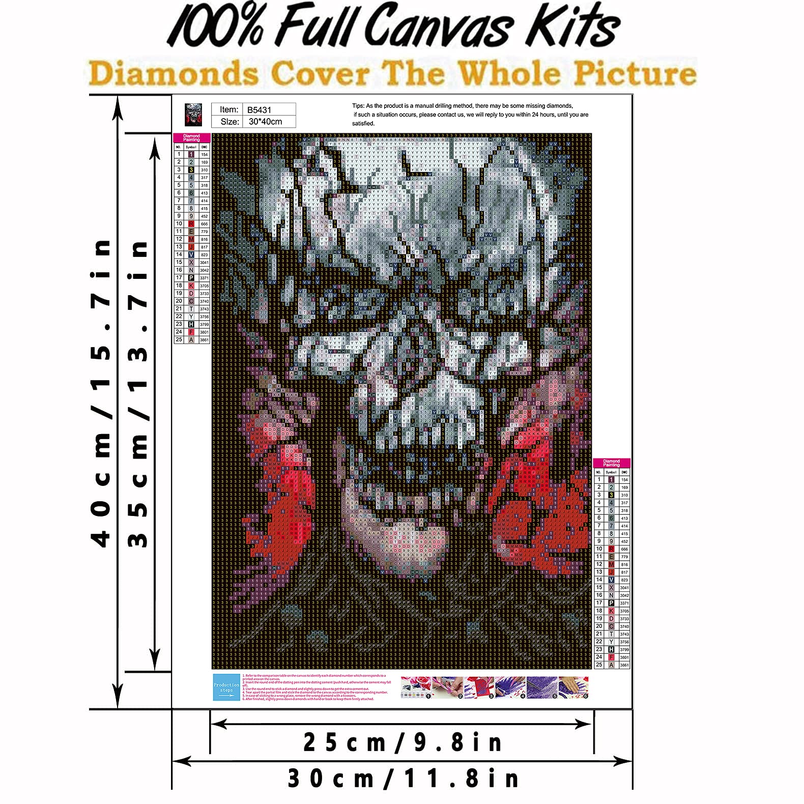 AMANSTOR Kit De Peinture Diamant 5D DIY Pour Adultes Et