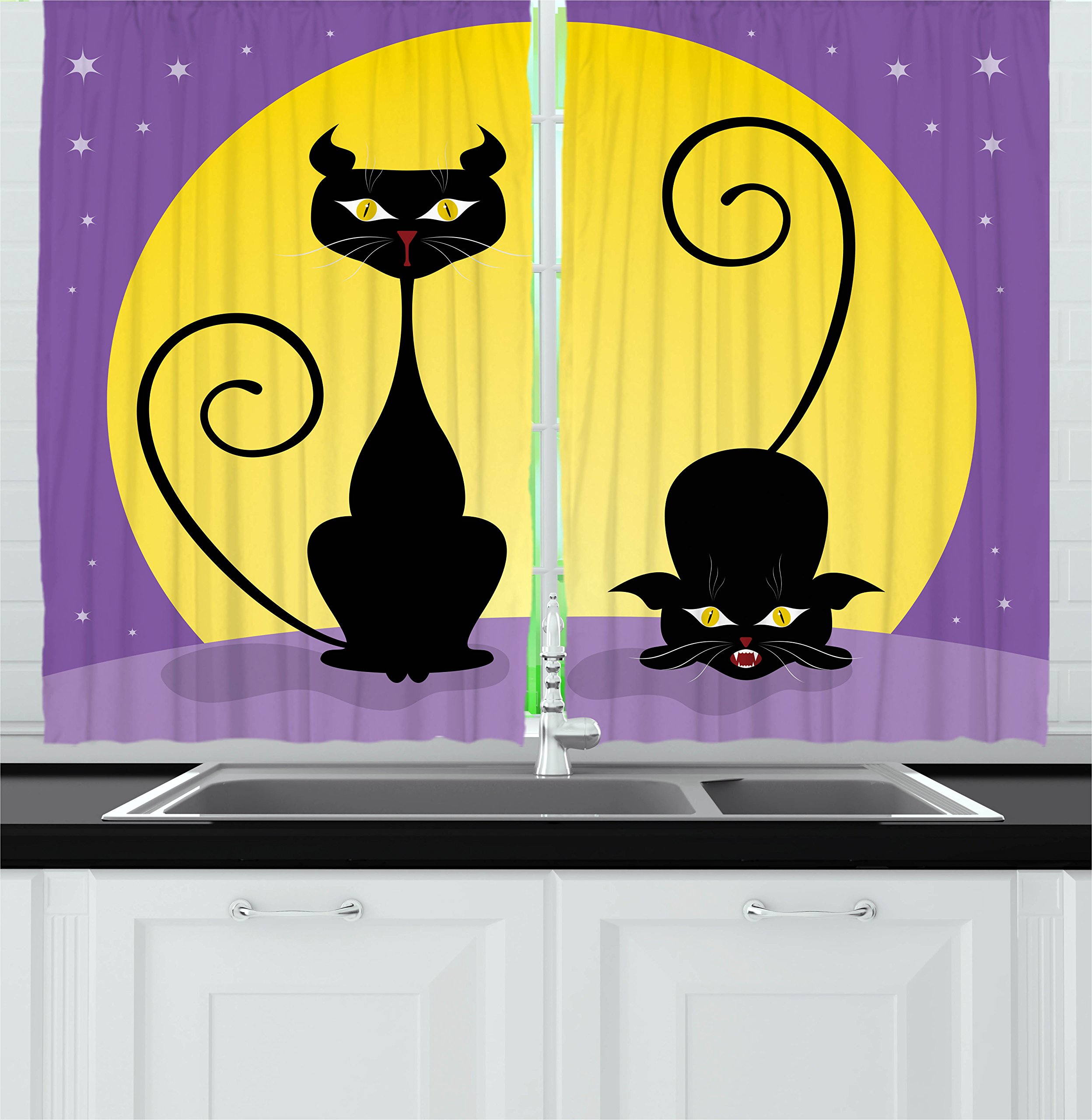 Cat Kitchen Curtains Curtains & Drapes 2023