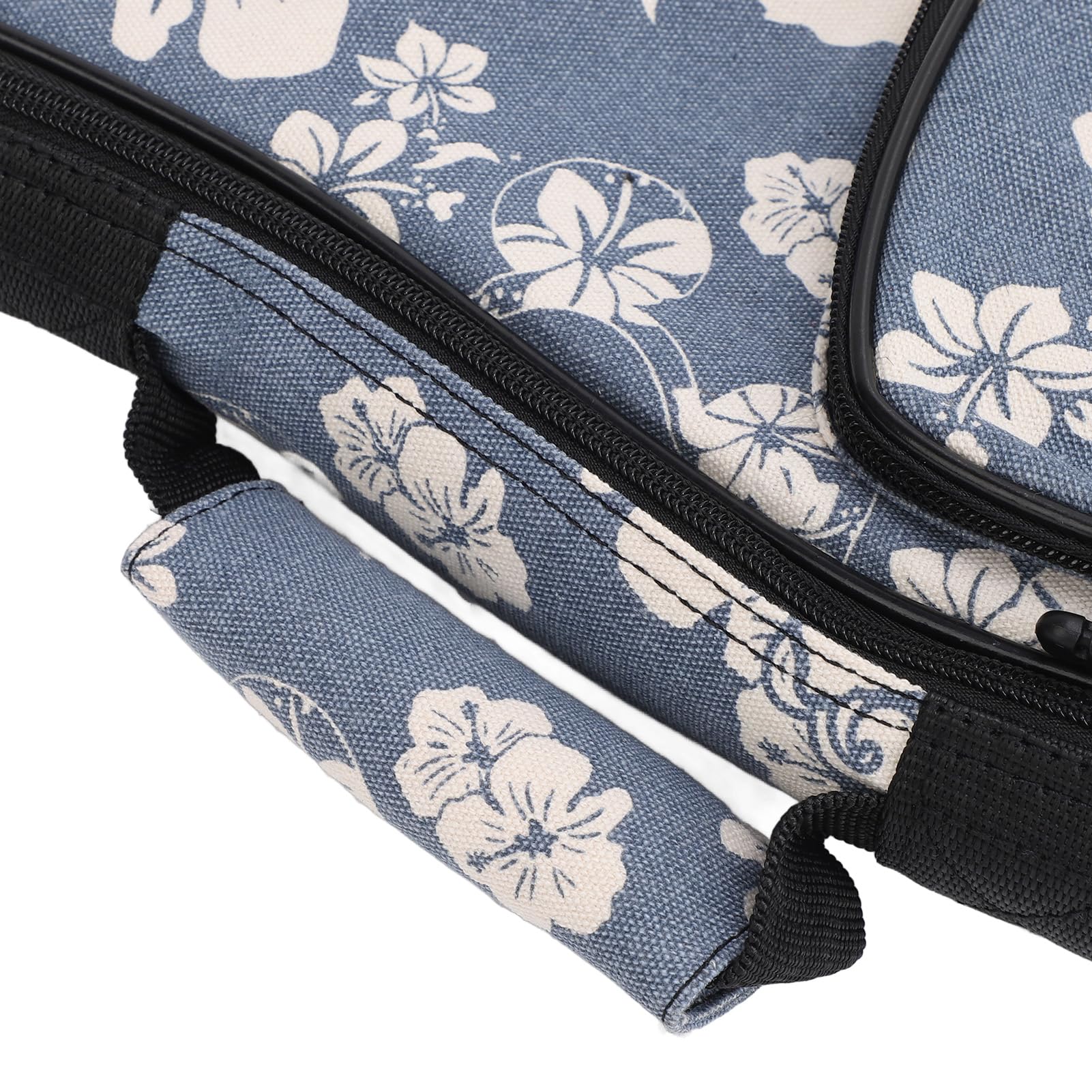 Borsa per Ukulele, Imbottitura Interna in Schiuma di Grande capacità Zaino per Ukulele con Spallacci Regolabili per Concerti, Soprano, Tenore (21 pollici)