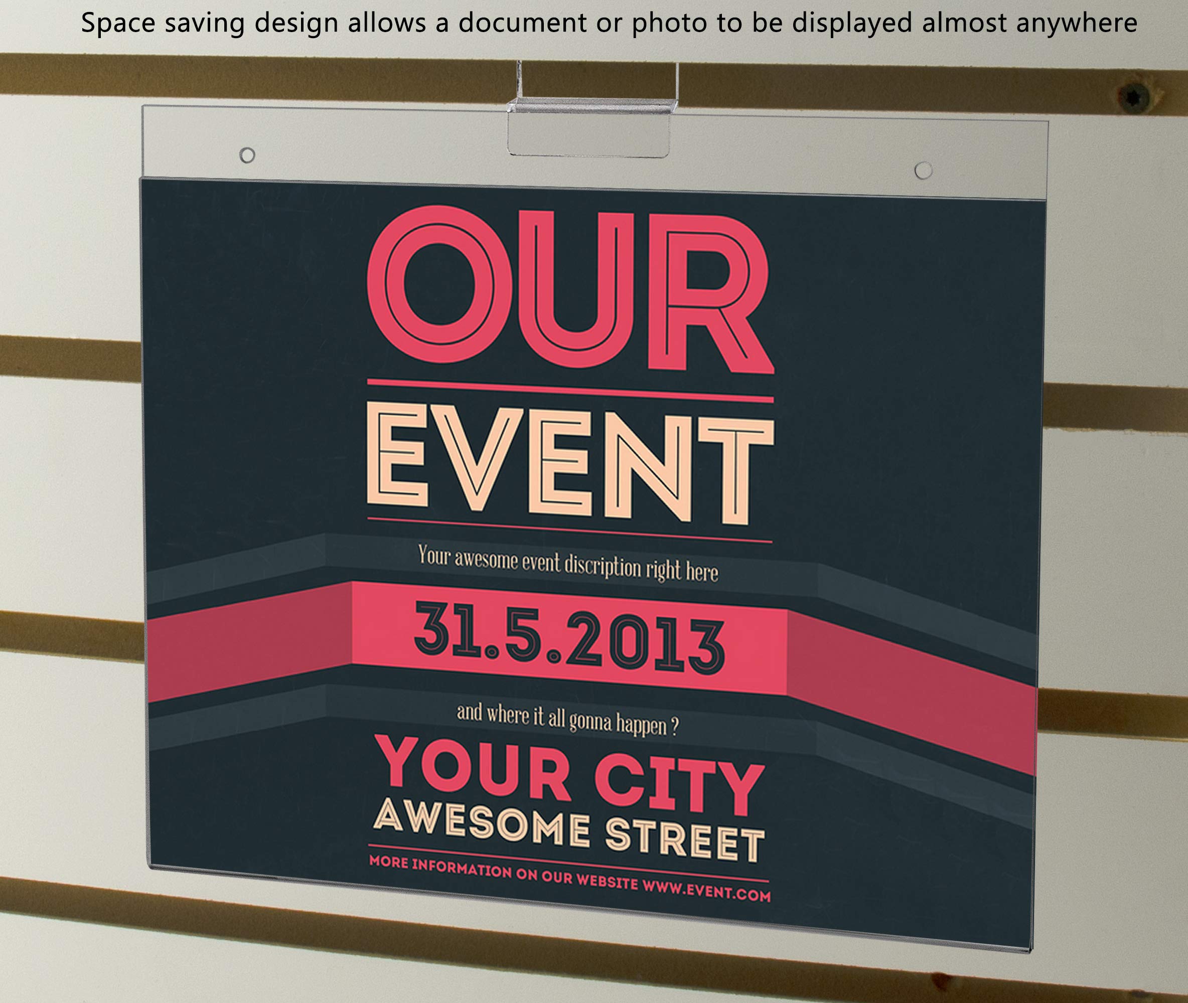 Acrylic Sign Holder,8 1/2