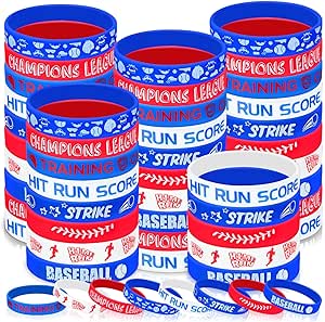 200 Pcs Football Party Favors - Silicone Sport Bracelets For Team Events & Birthday Parties
