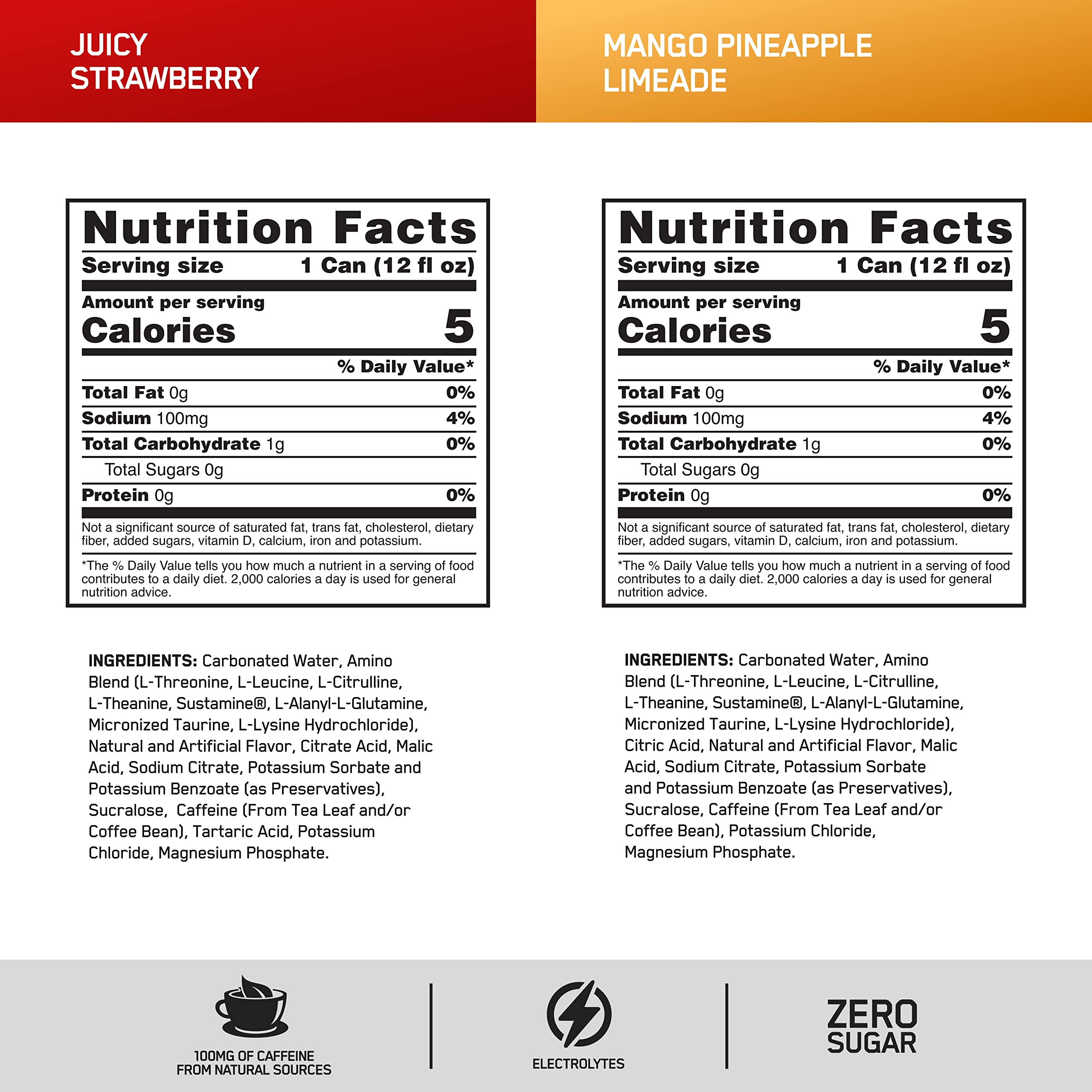 Optimum Nutrition Amino Energy Drink + Electrolytes For