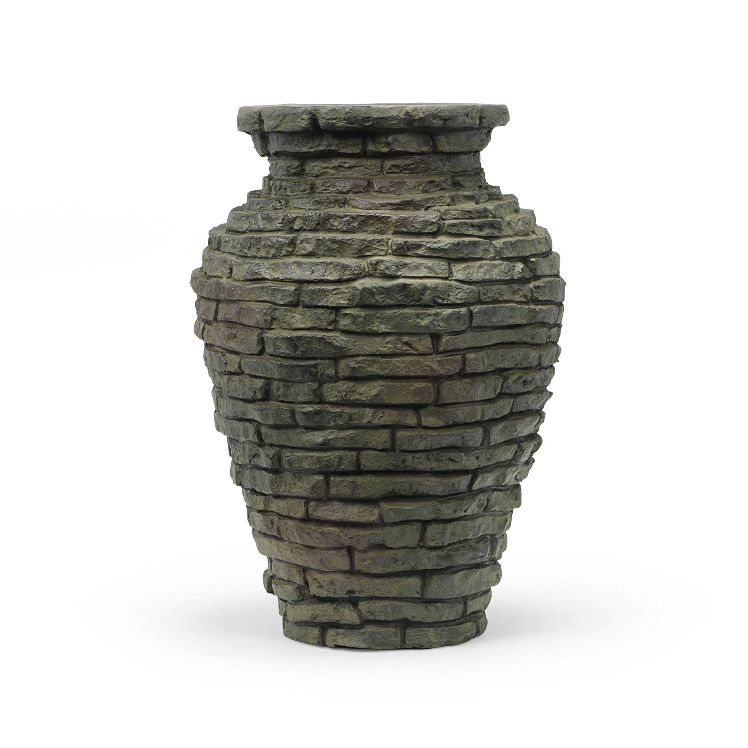 Aquascape 58014 Landscape and Garden, Mini Stacked Slate Urn Water Fountain