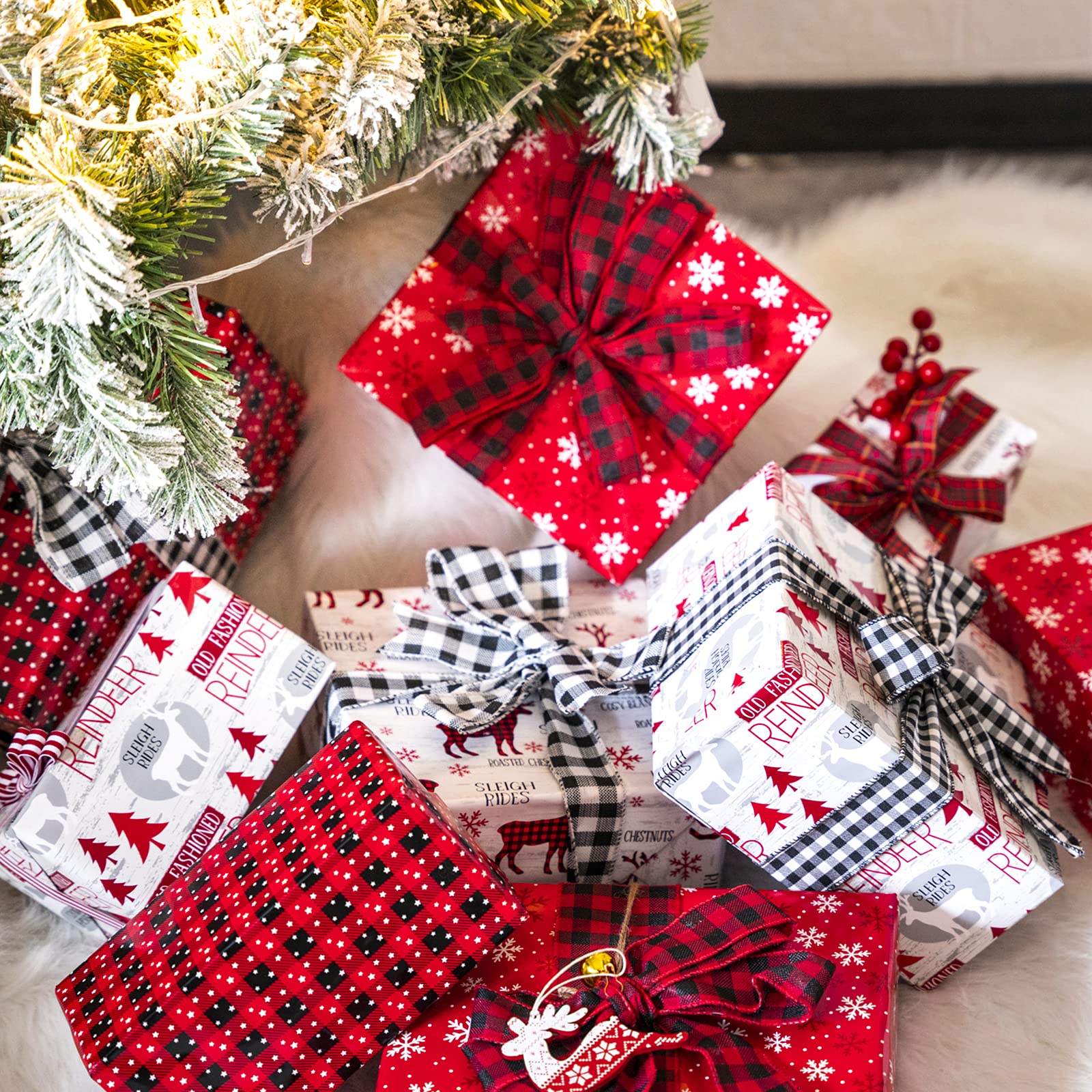 WRAPAHOLIC Christmas Wrapping Paper Set - Reindeer - View #4