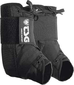 TSG - Ankle Support, Black | Ankle Support System for Men & Women, Trail, All Mountain, Downhill, Skateboarding, Roller Derby, Ski, Snowboarding | Comfortable, Lace-Up Fit | Swiss Design