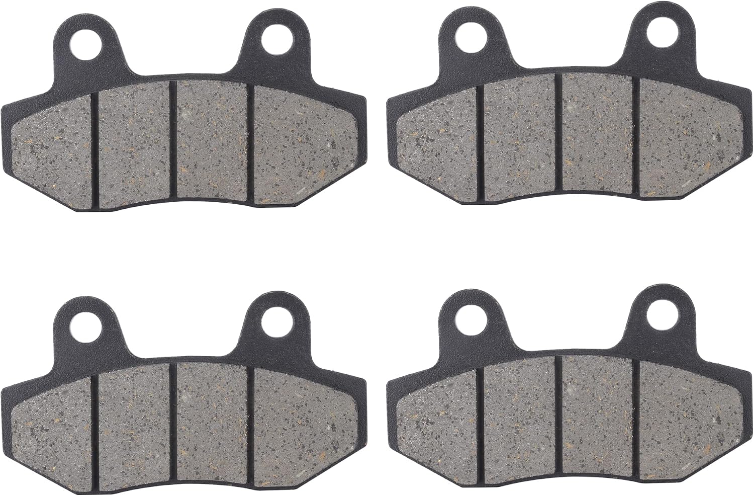 Disc Brake Pads Sets 2 Pairs for go kart Gy6 49cc 50cc 125cc 150cc 200cc 250cc ATV Yerf-Dog Spiderbox 150cc GX150 TaoTao Dirt Bike Roketa Pit Bike Baja Sun Scooter Parts 4 Pieces in Total