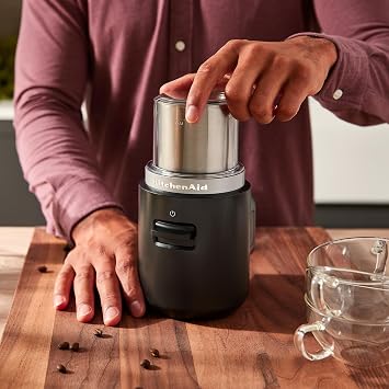 KitchenAid GoTM Cordless Blade Grinder - battery sold separately, KBGR100, Black Matte