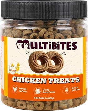 9 oz Crunchy Chicken Cat Treats - Dental Care & Training Snacks