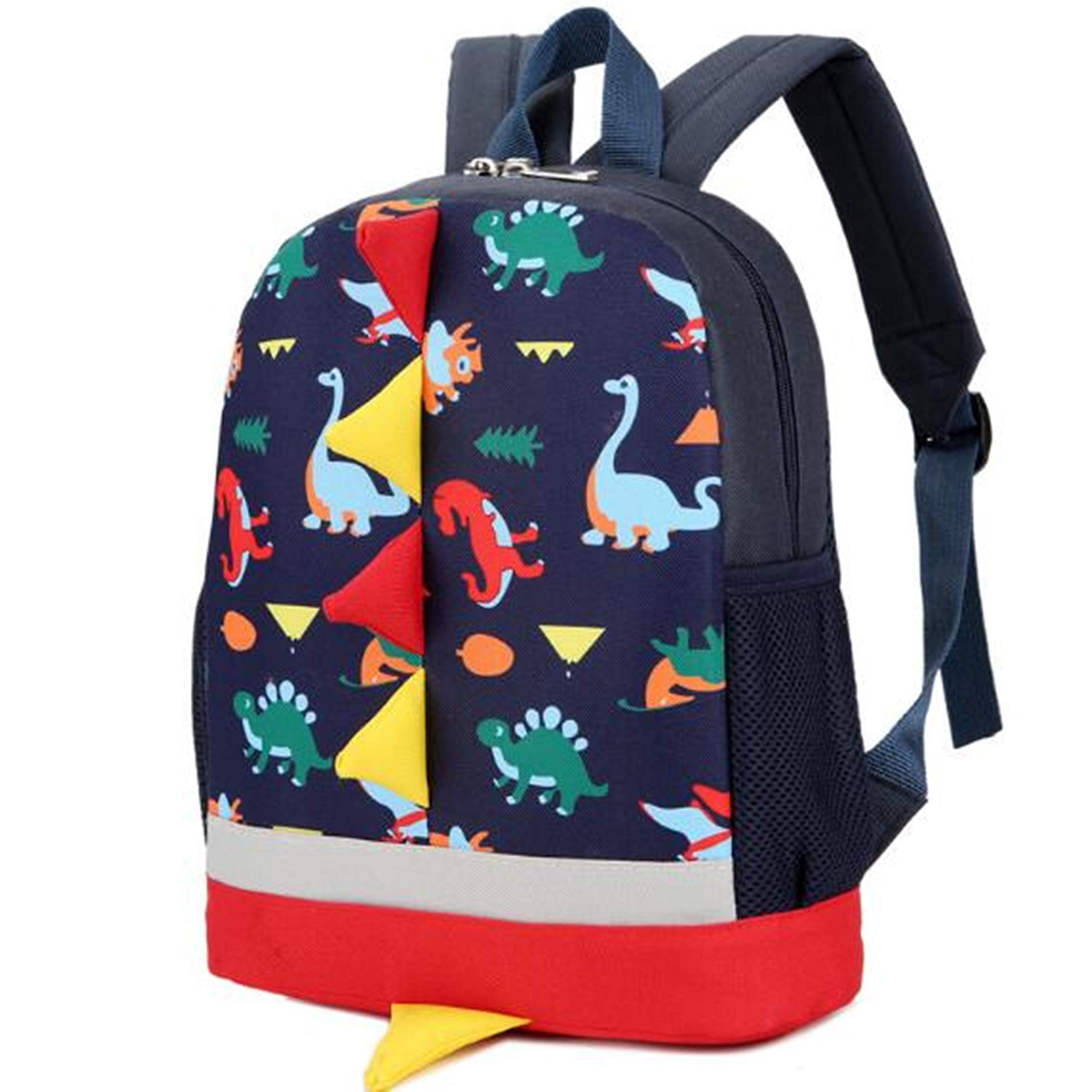 Little Kids Backpack Dinosaur kindergarten School Backpack-Dark Blue