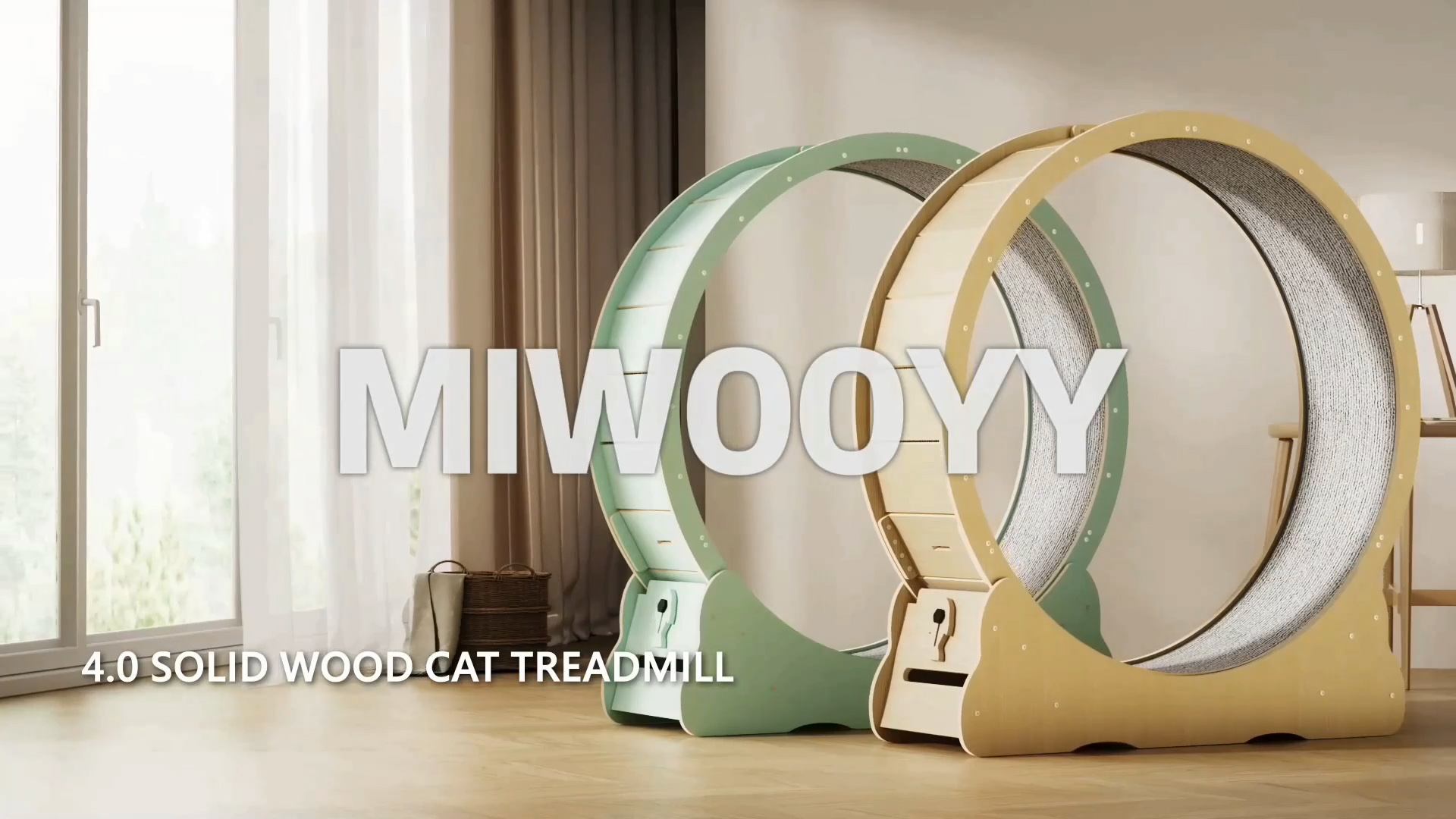 CAT★ Amazon.com: Large Cat Exercise Wheel 46 inch - Natural Solid