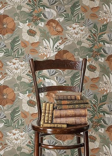 Miniatura 5 de RoomMates Poppy Fields - Papel tapiz autoadhesivo de lino