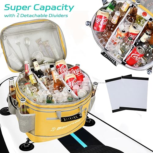 Miniatura 16 de Bolsa impermeable de PVC para cubierta de paddleboard, 40 latas Sup Deck Cooler Bag,Bolsa enfriadora para paddleboard,Bolsa térmica para lonchera
