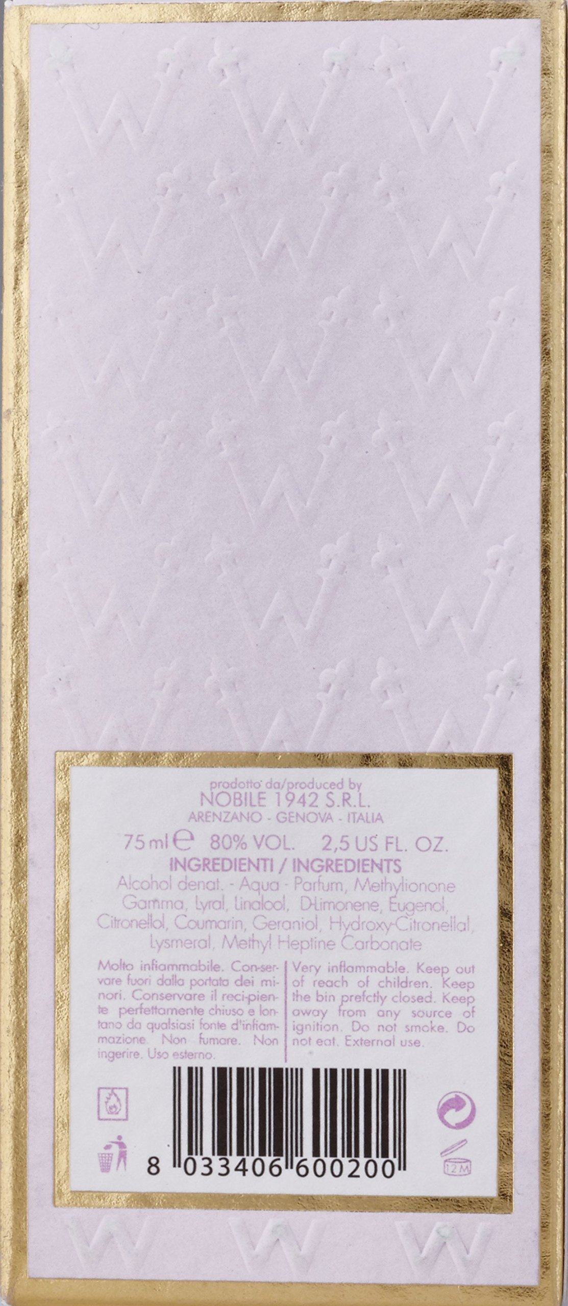 Nobile 1942 Pontevecchio Women EDP 75 Ml per donna, per un profumo elegante e duraturo, 75 ml