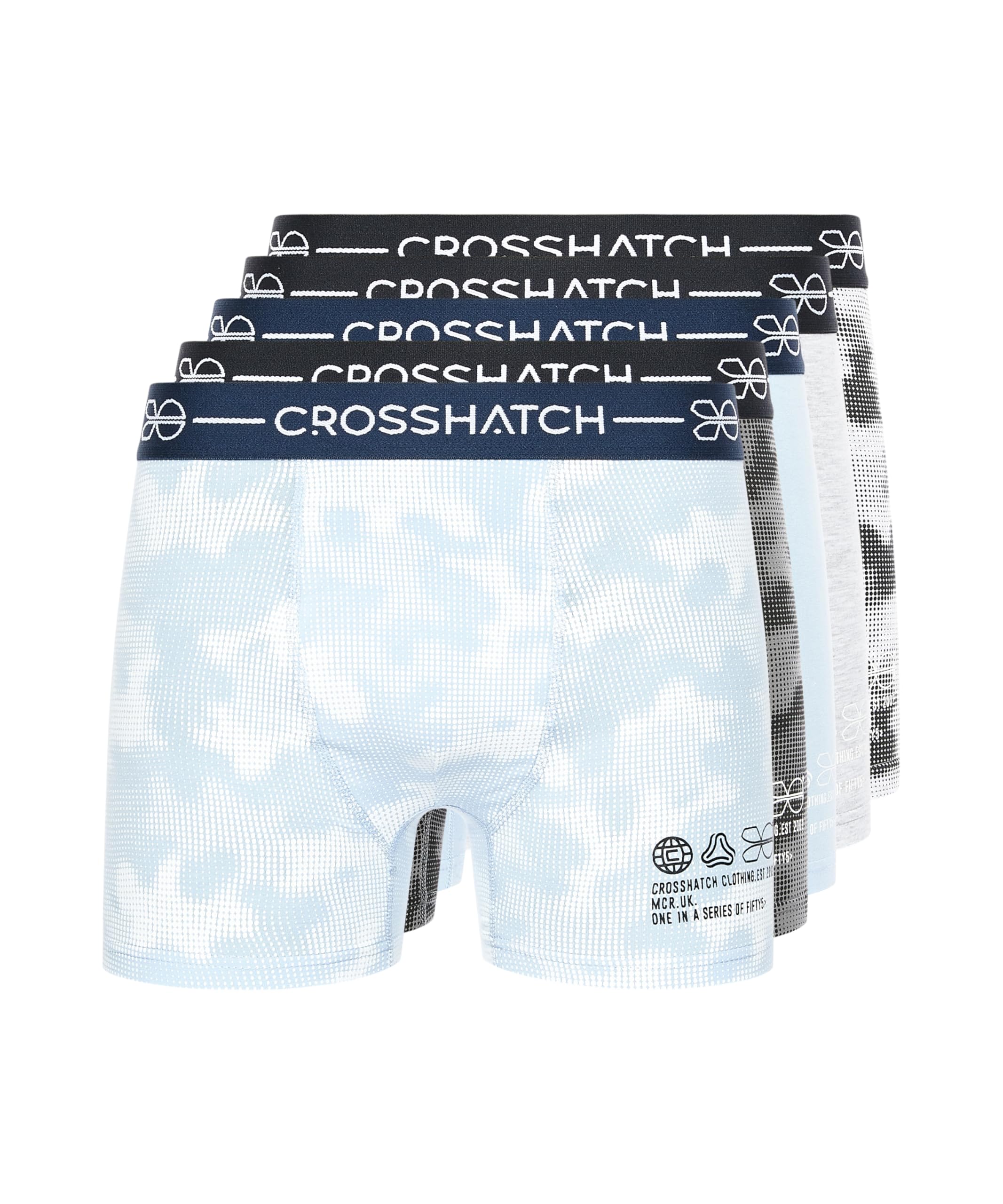 Crosshatch Herren Linamo Boxershorts (3er Pack)