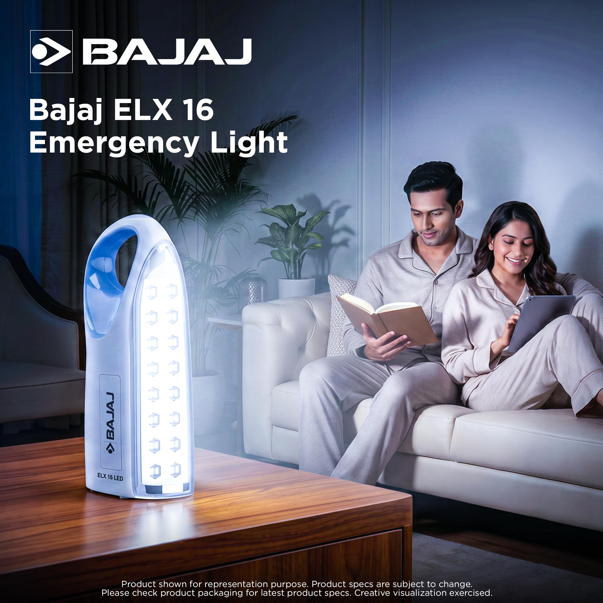 Bajaj ELX 16 LED Red Emergency Light - Buy Now -2