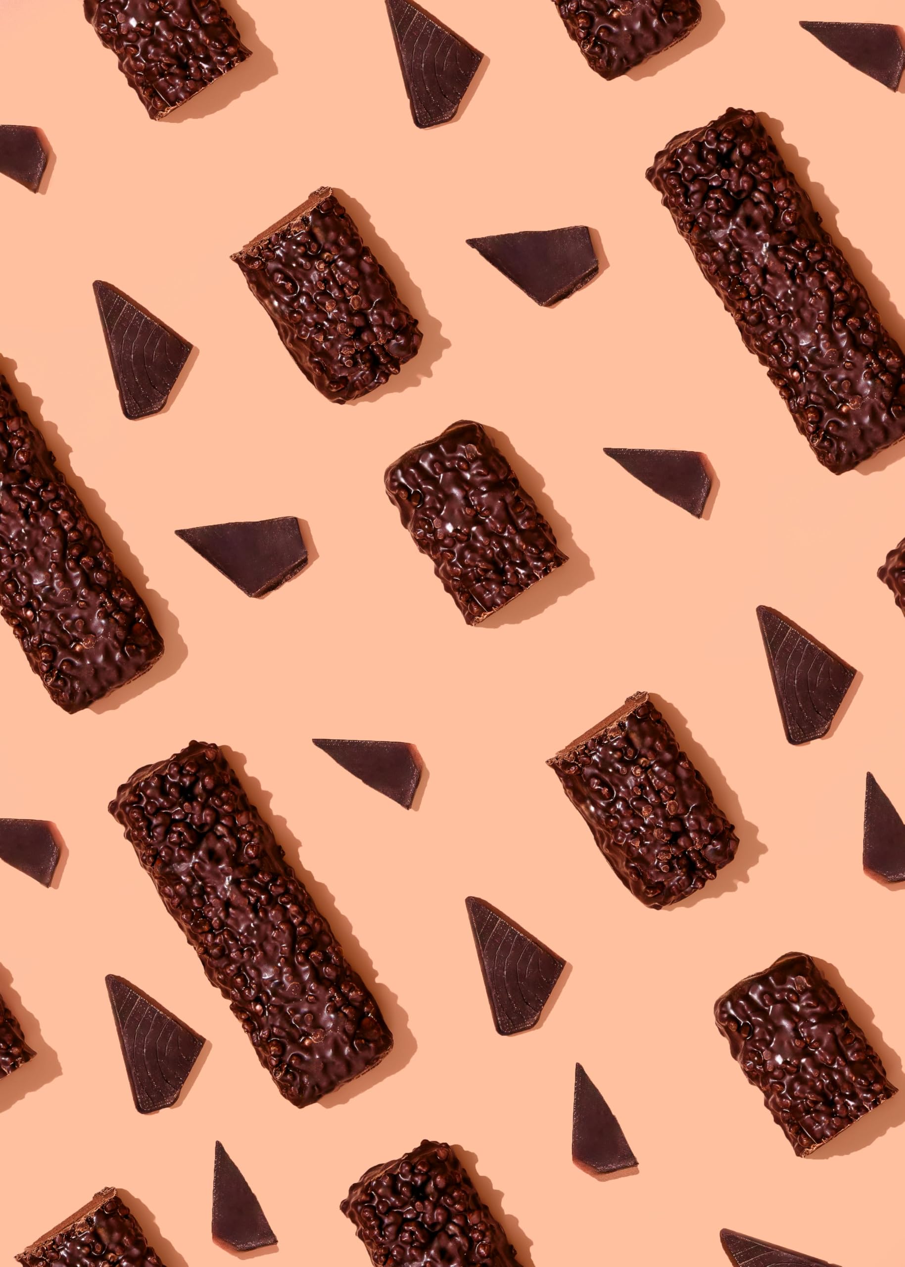 KoRo - Crispy Protein Bar Dark Chocolate 12 x 60 g - Hoher Proteingehalt - Ohne Zuckerzusatz* - Schokoladiger Snack