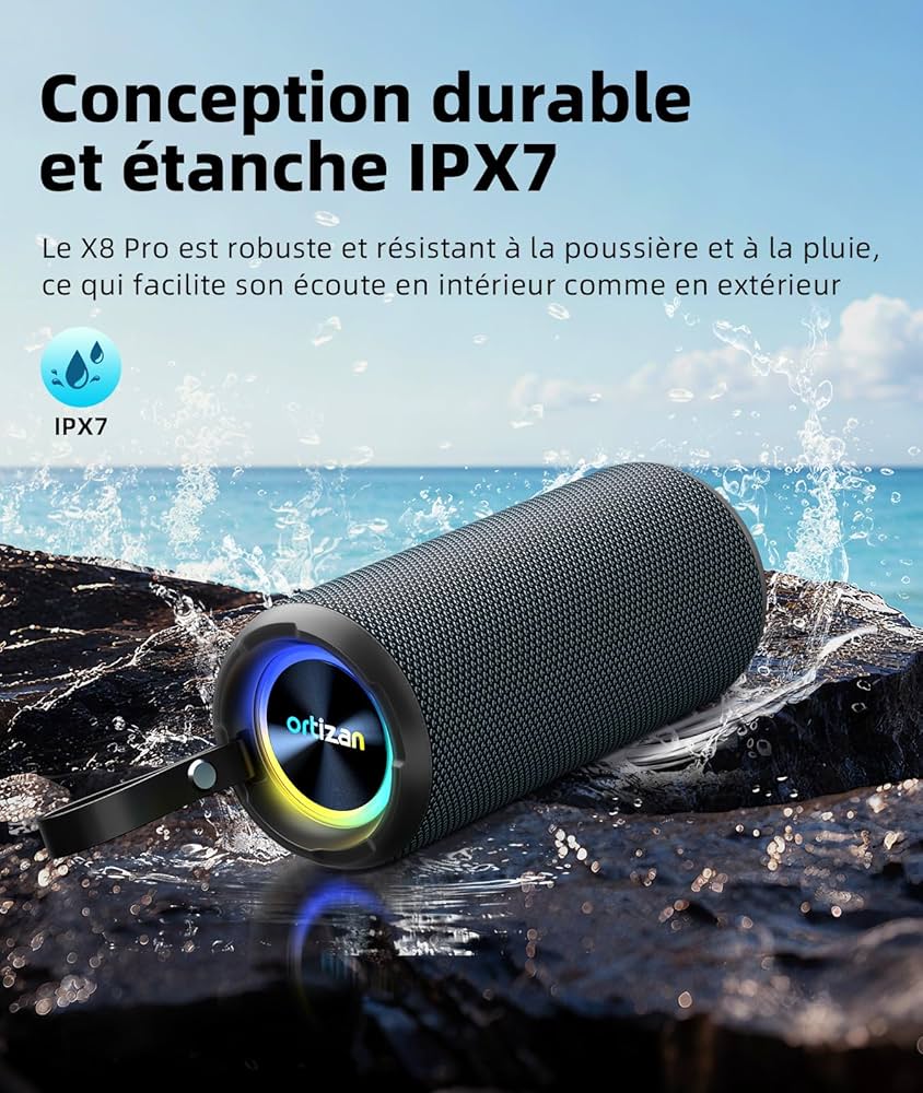 Ortizan X8 Pro 40W Bluetoothスピーカー LED防水 Amazon.co.jp