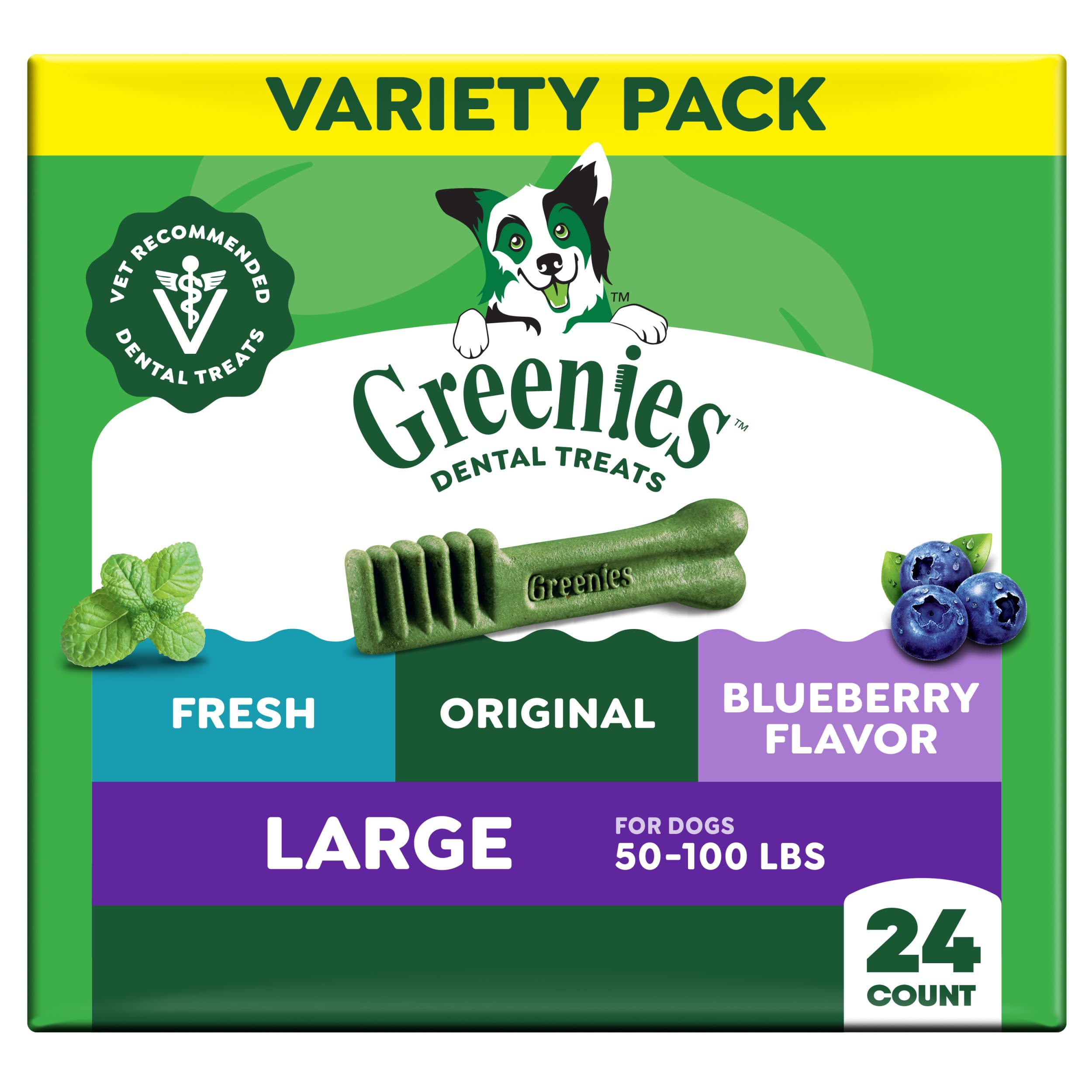 Greenies Dog Treats Variety Pack