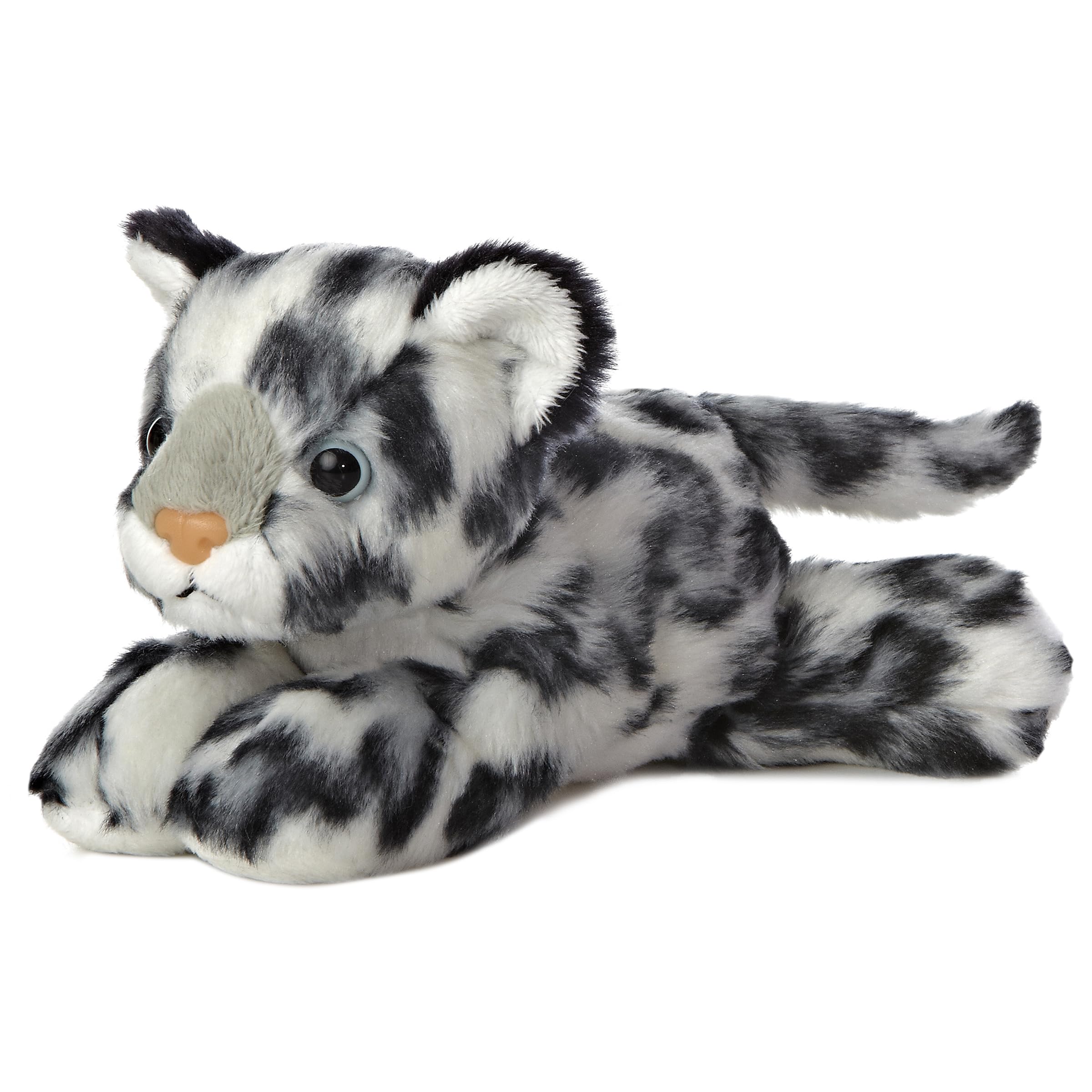 Aurora Adorable Mini Flopsie Snow Leopard Stuffed Animal 8 Inches | Soft & Majestic Toy - main product image