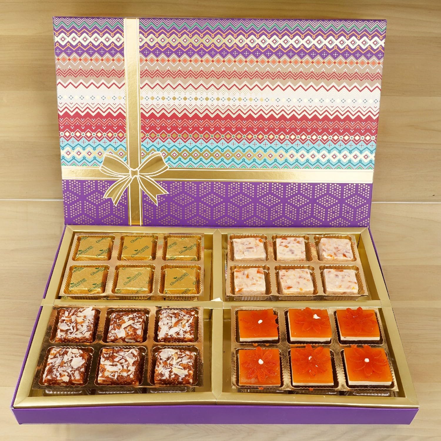 Jaiccha Ghasitaram Gifts Diwali-Dryfruits Hamper-Fruit N Nut Assorted 24 Bites Box |Gift For Diwali,Holi,Rakhi,Valentine,Christmas,Birthday,Anniversary,Her,Him| (B09DYY9XL8) Amazon Price History, Amazon Price Tracker